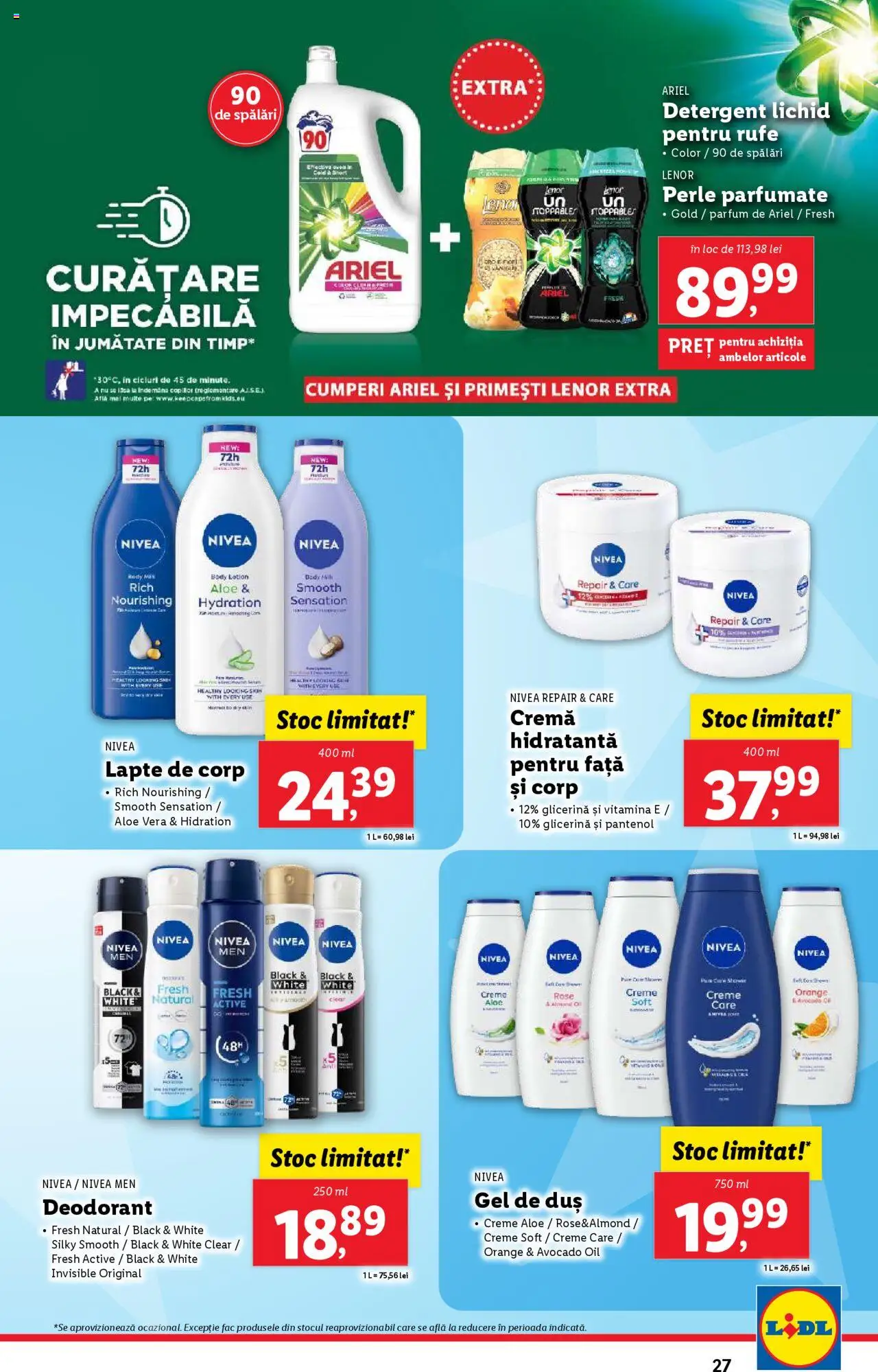 Catalog LIDL 17 - 23 Februarie 2025 | Pagina 27 | Produse: Akrilik boya, Lapte, Deodorant, Avocado