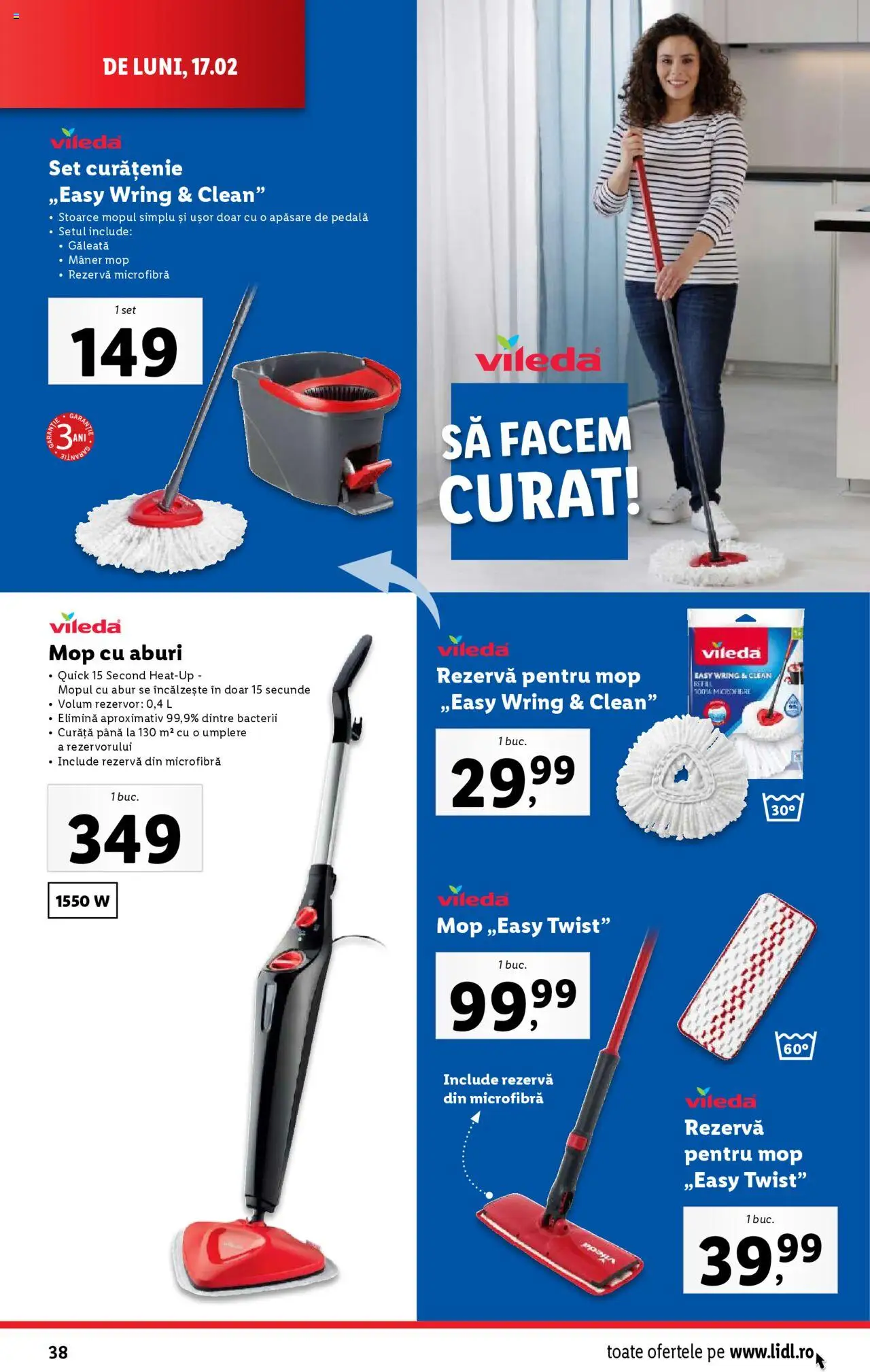 Catalog LIDL 17 - 23 Februarie 2025 | Pagina 38 | Produse: Pomelo, Mop, Mâner
