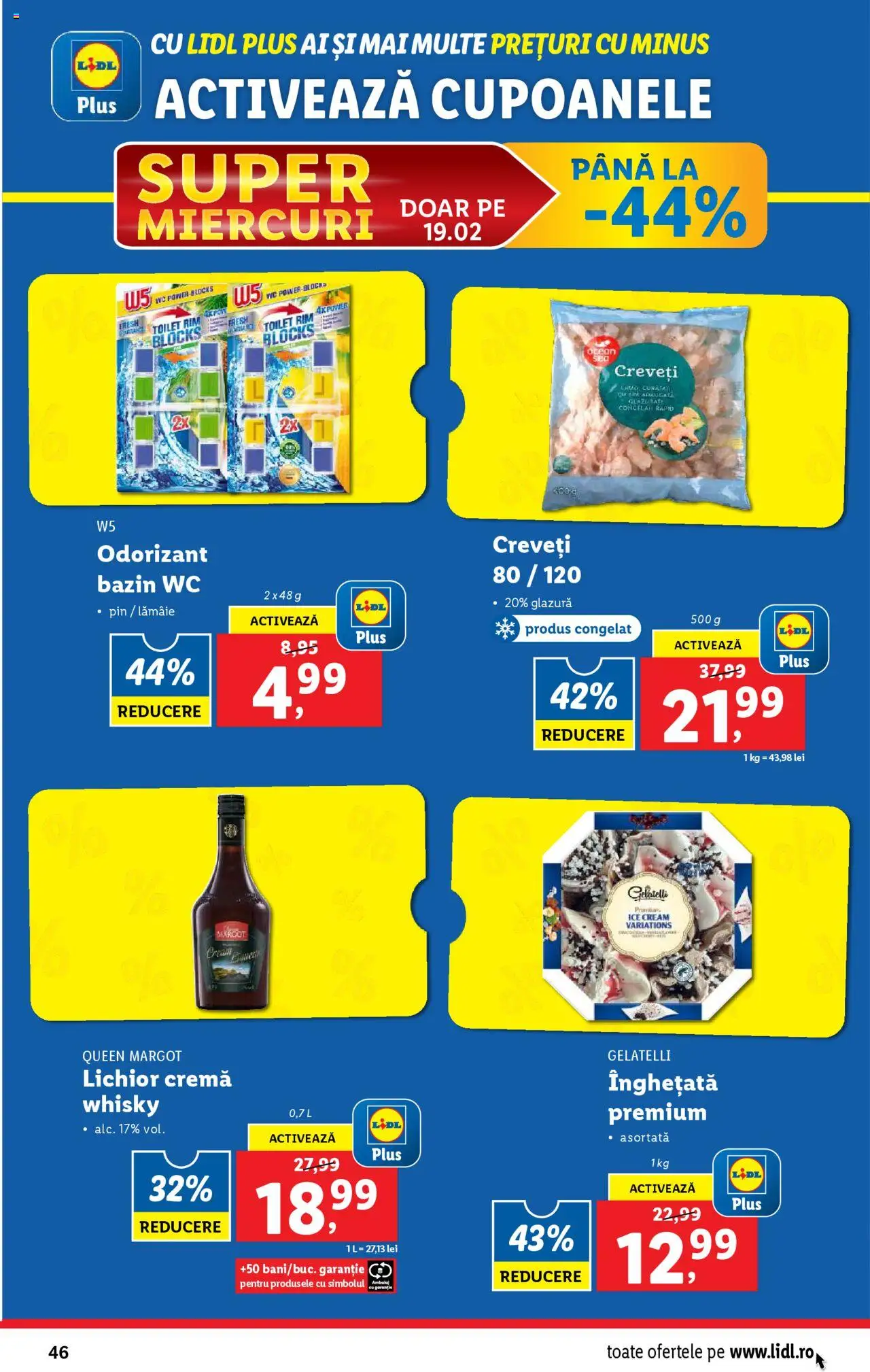 Catalog LIDL 17 - 23 Februarie 2025 | Pagina 46 | Produse: Lichior, Înghețată, Apă, Lămâie