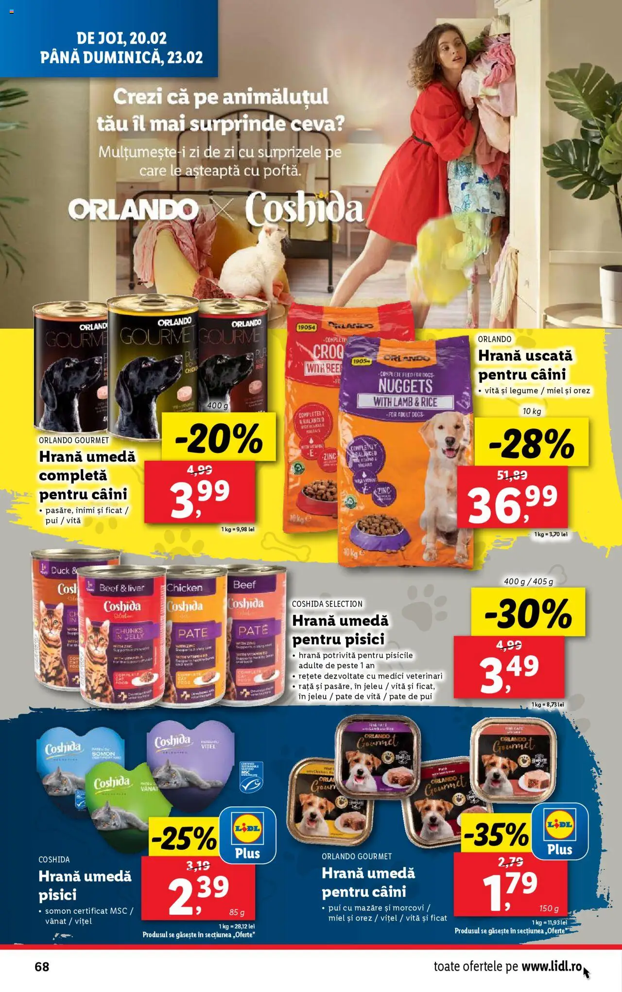 Catalog LIDL 17 - 23 Februarie 2025 | Pagina 68 | Produse: Pate, Orez, Pește, Morcovi