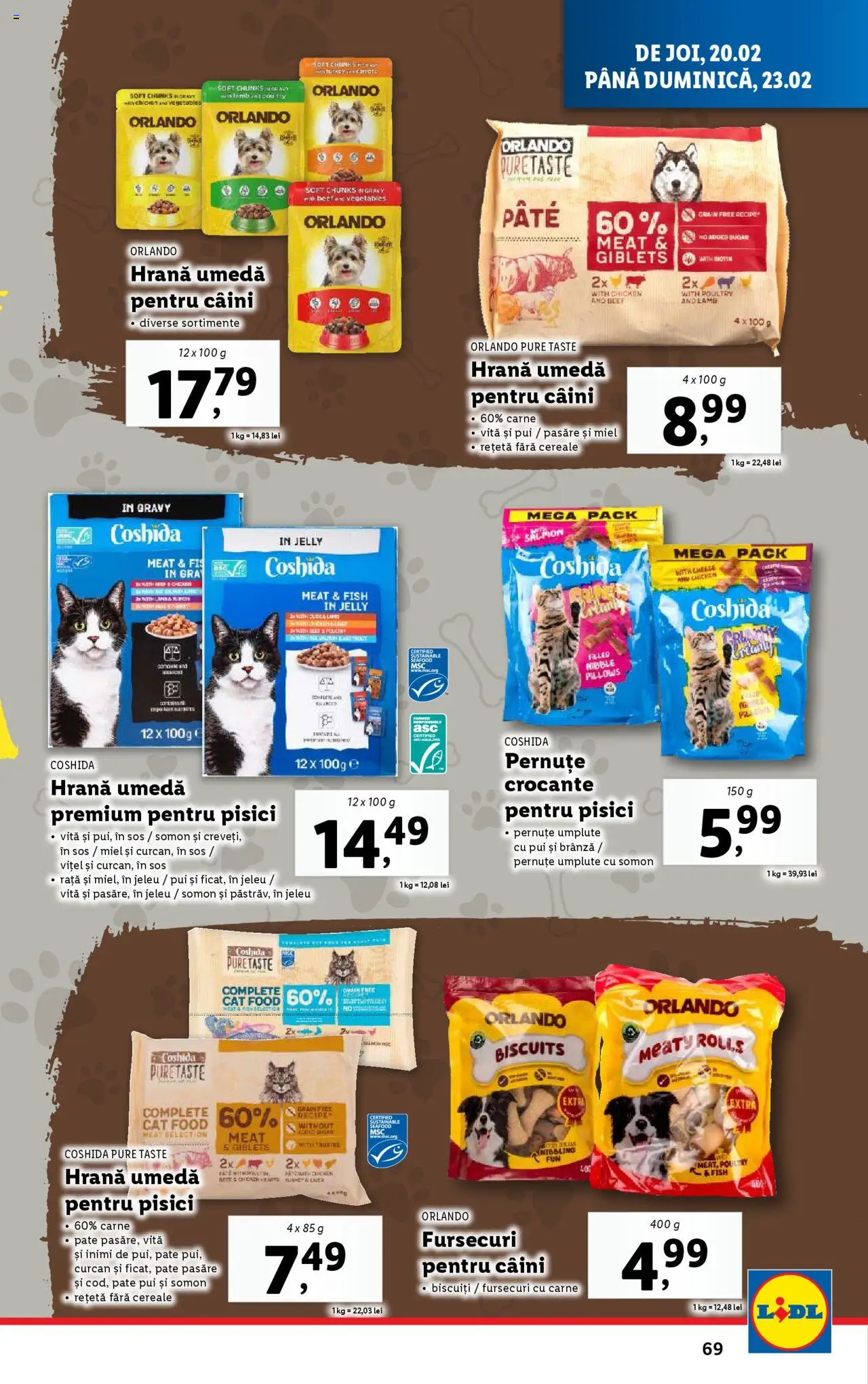Catalog LIDL 17 - 23 Februarie 2025 | Pagina 69 | Produse: Pate, Rață, Biscuiți, Sos