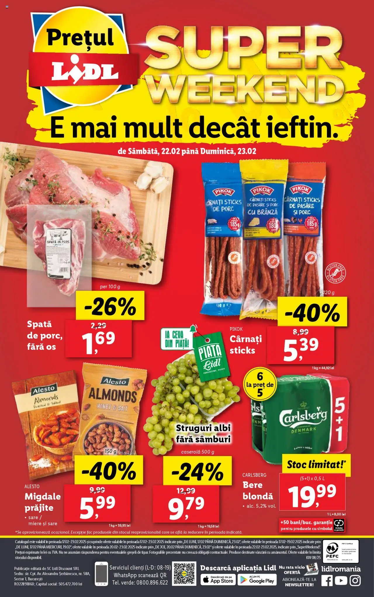Catalog LIDL 17 - 23 Februarie 2025 | Pagina 70 | Produse: Rață, Brânză, Bere, Sare
