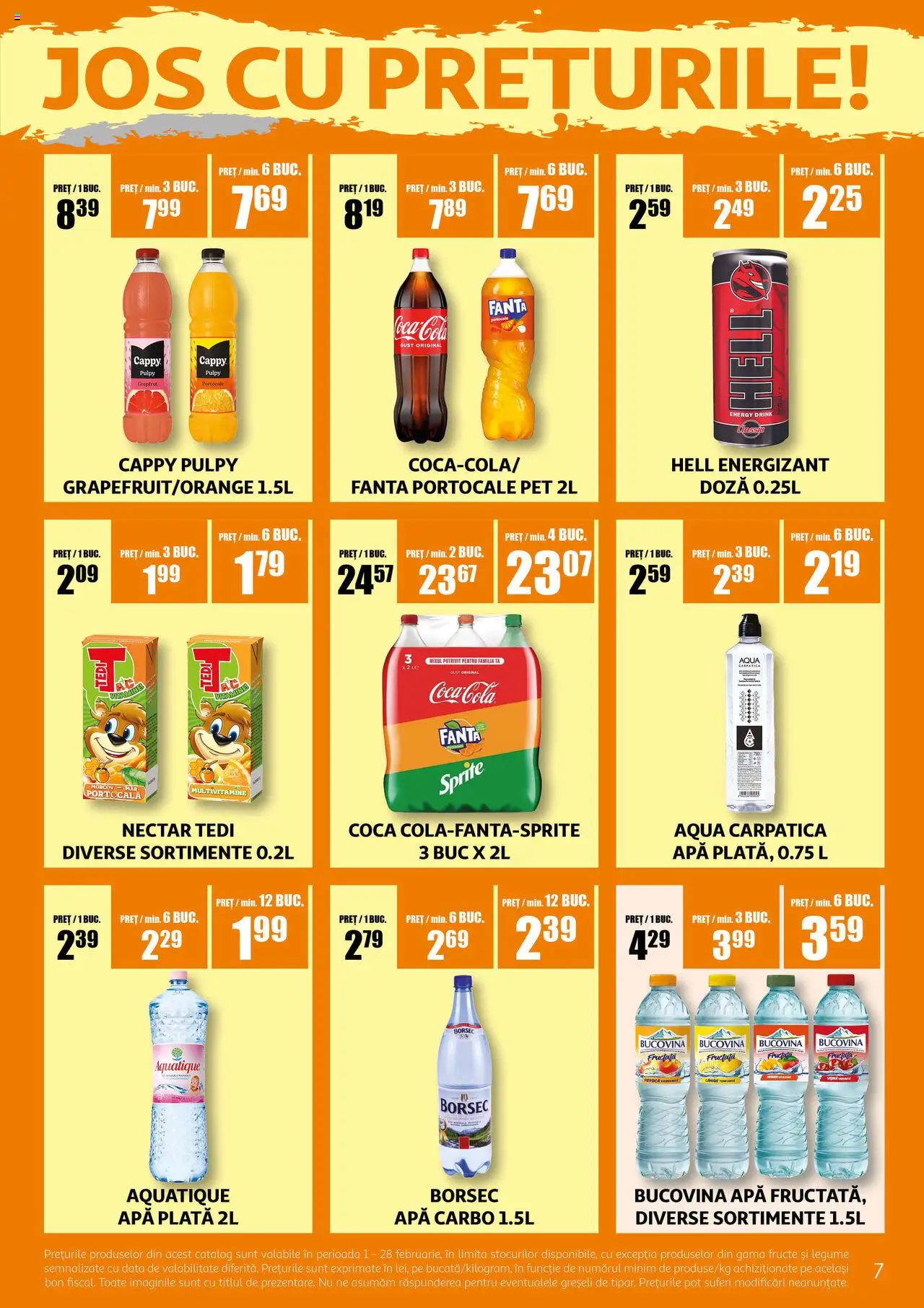 Catalog Auchan 1 - 28 Februarie 2025 | Pagina 7 | Produse: Portocale, Grepfrut, Legume, Fructe