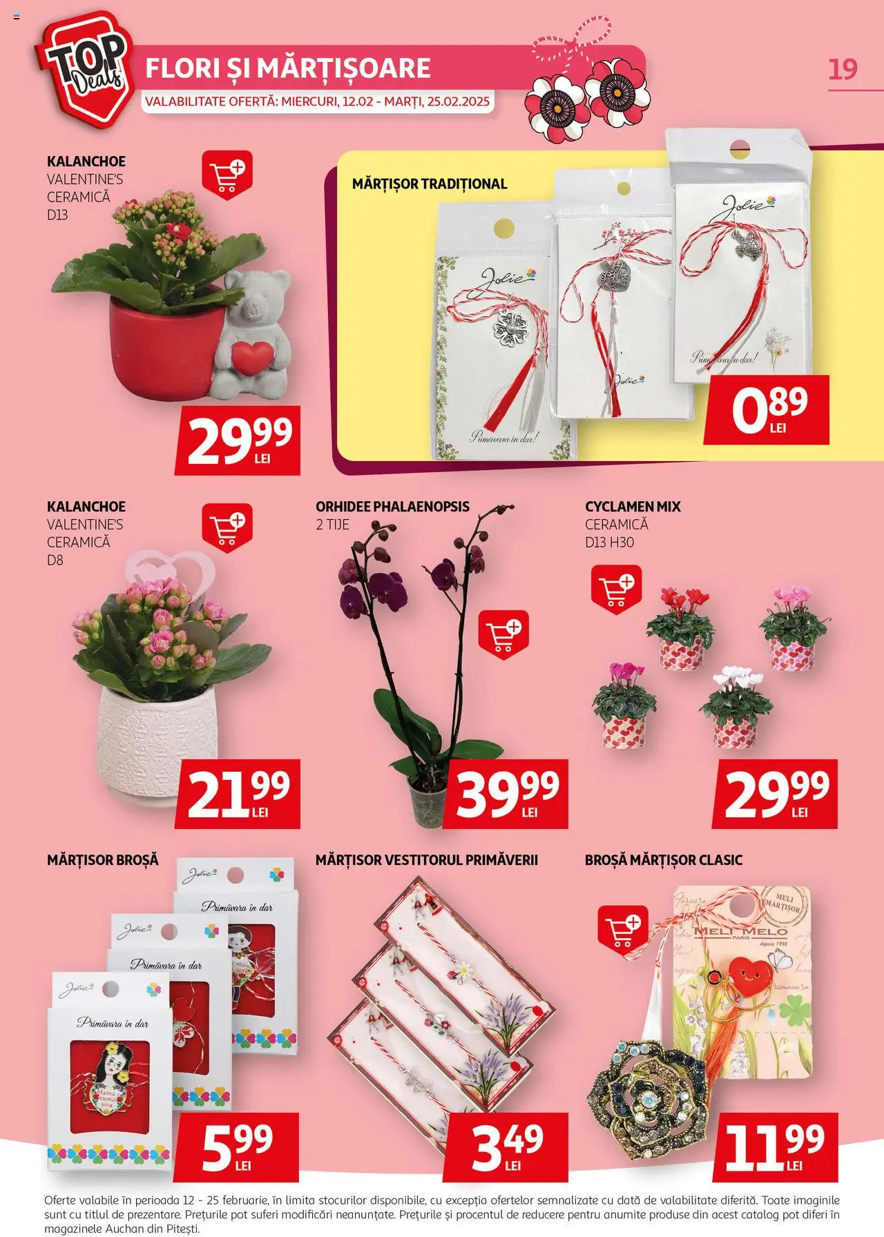 Catalog Auchan 12 - 25 Februarie 2025 | Pagina 19 | Produse: Orhidee, Broșă, Önlük