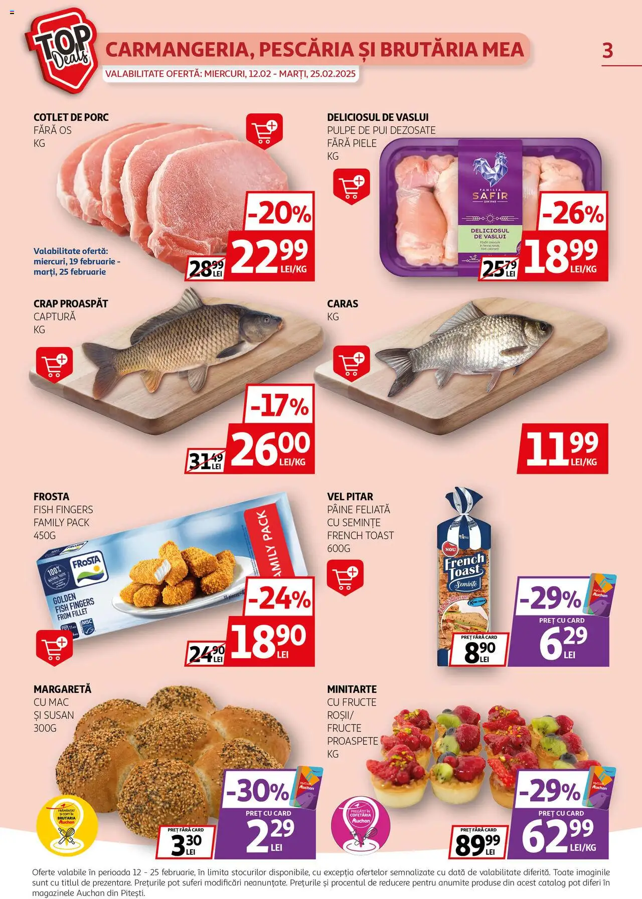 Catalog Auchan 12 - 25 Februarie 2025 | Pagina 3 | Produse: Semințe, Pâine, Fructe