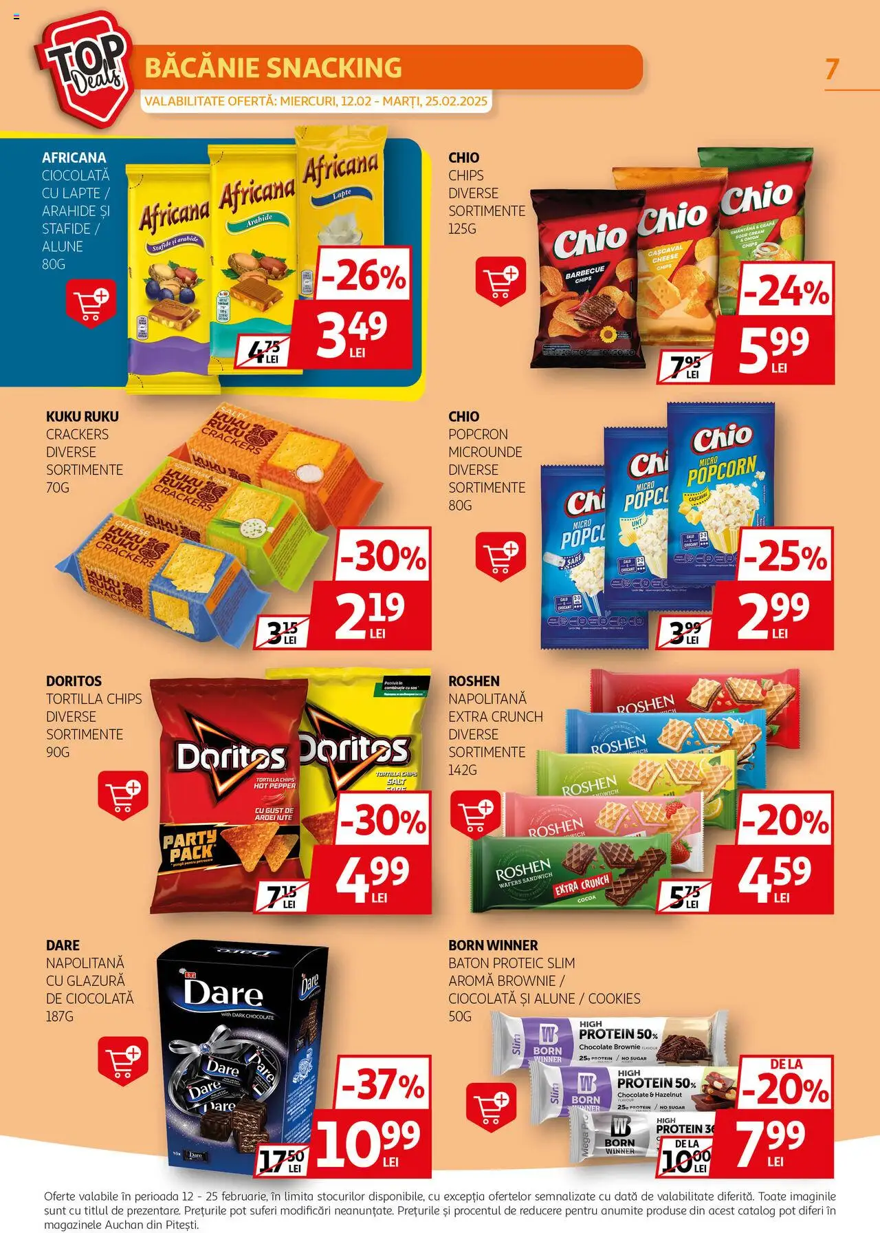 Catalog Auchan 12 - 25 Februarie 2025 | Pagina 7 | Produse: Cașcaval, Ardei, Ciocolată, Smântână