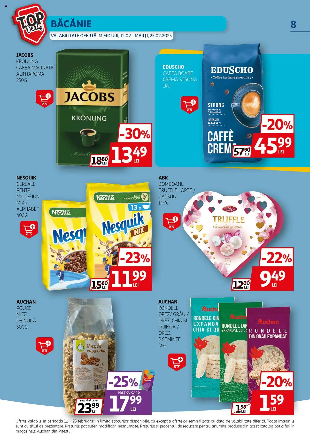 Catalog Auchan 12 - 25 Februarie 2025 | Pagina 8 | Produse: Köpek çiti, Lapte, Bomboane, Căpșuni