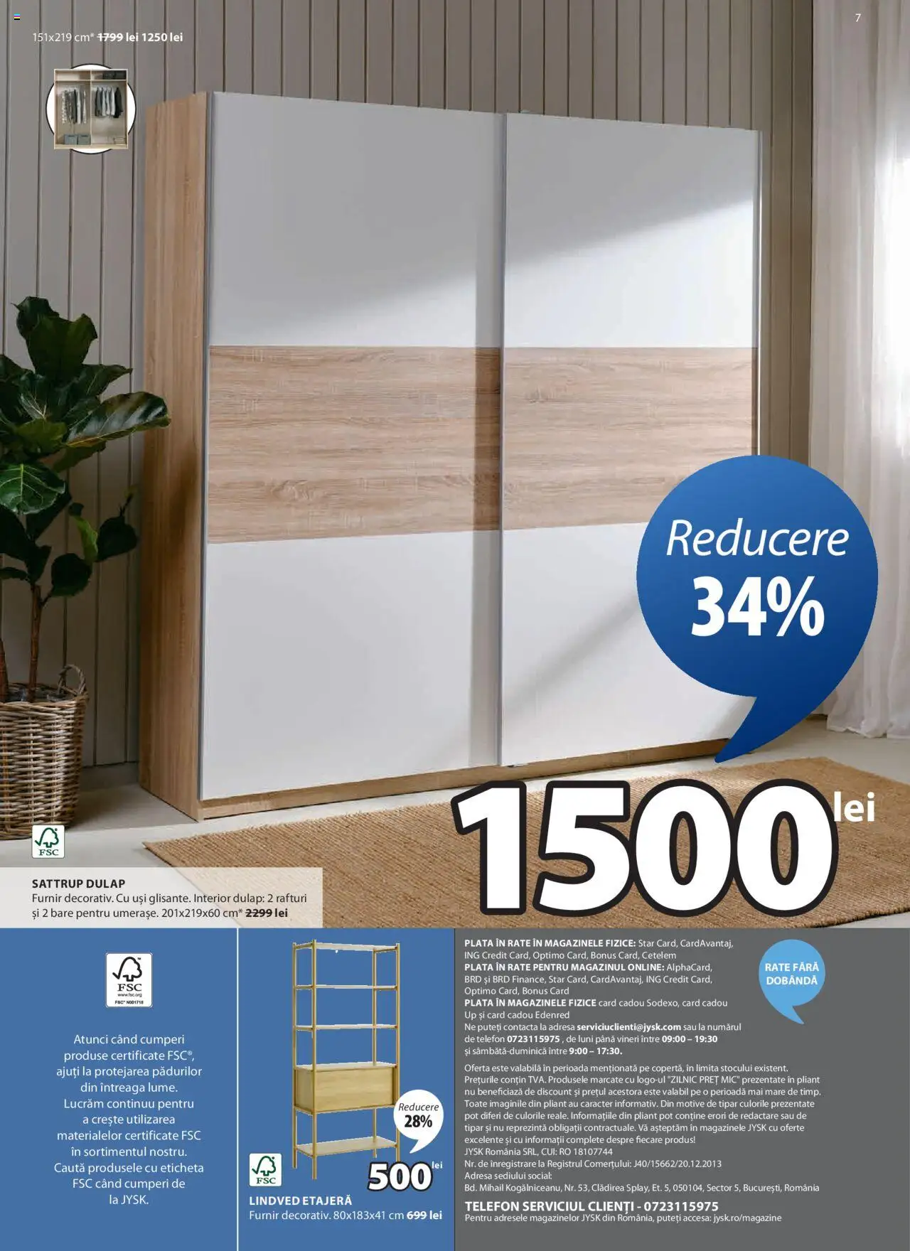 Catalog JYSK 13 Februarie - 6 Martie 2025 | Pagina 7 | Produse: Telefon, Etajeră
