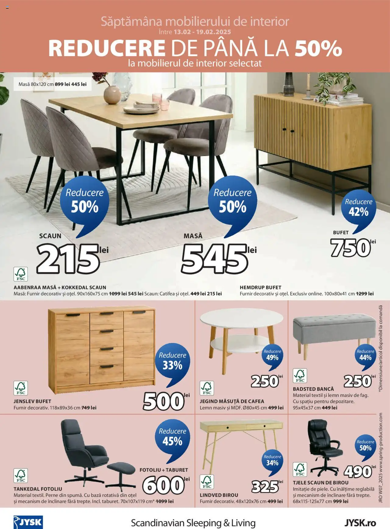 Catalog JYSK 13 Februarie - 6 Martie 2025 | Pagina 8 | Produse: Çikolatalı gofret, Fotoliu, Masă, Taburet