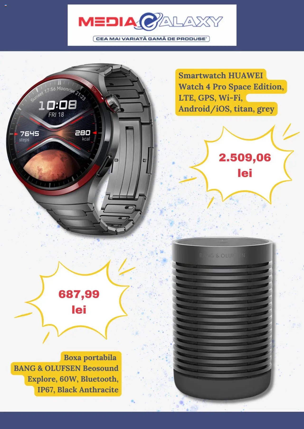 Catalog Media Galaxy 13 - 19 Februarie 2025 | Pagina 2 | Produse: Smartwatch, Boxă portabilă