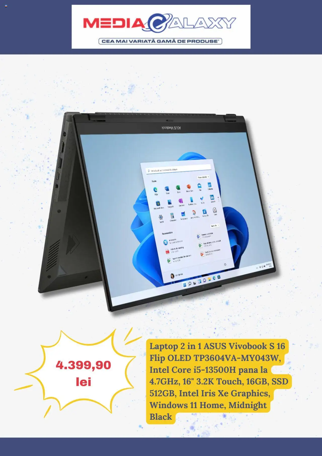 Catalog Media Galaxy 13 - 19 Februarie 2025 | Pagina 3 | Produse: Laptop