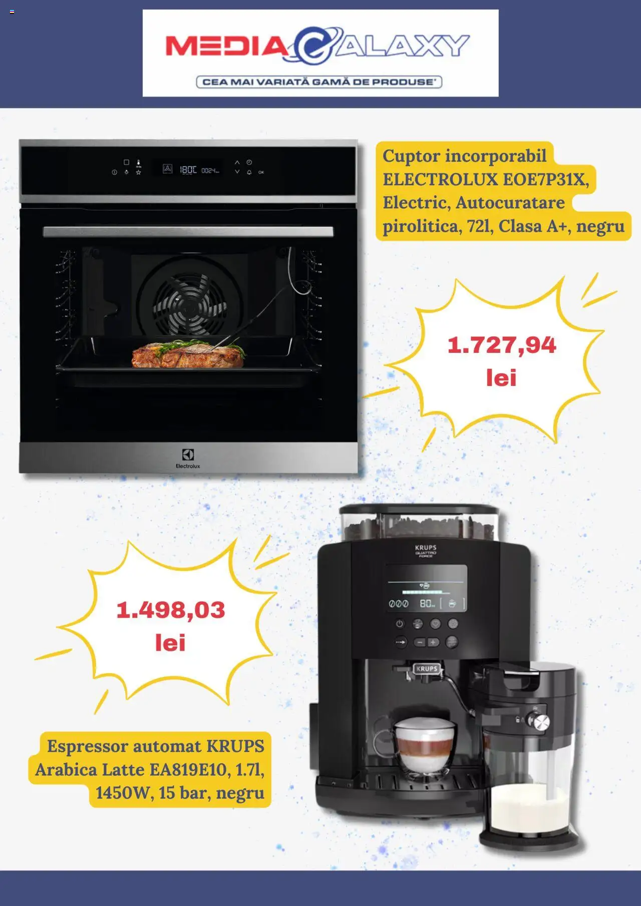 Catalog Media Galaxy 13 - 19 Februarie 2025 | Pagina 6 | Produse: Espressor, Cuptor