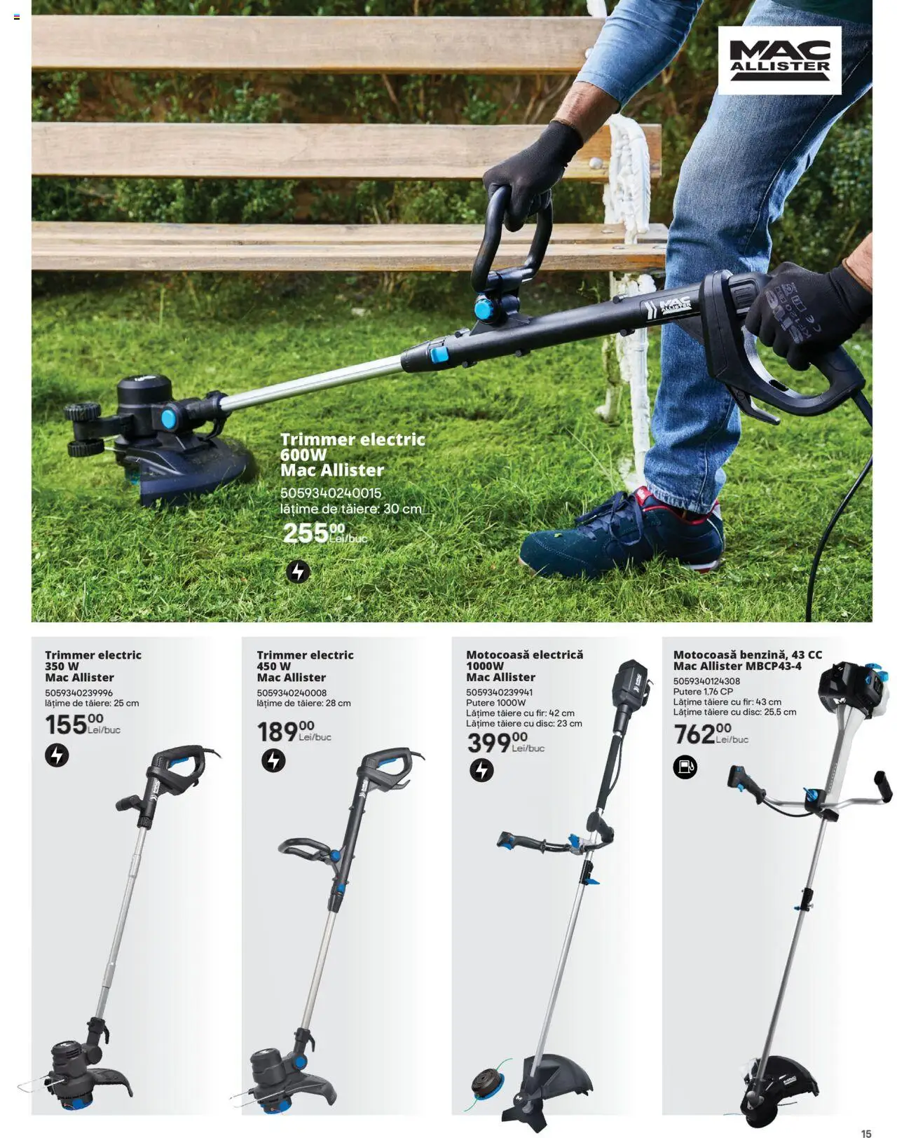 Catalog Brico Depot 14 Februarie - 31 Octombrie 2025 | Pagina 15 | Produse: Trimmer, Disc