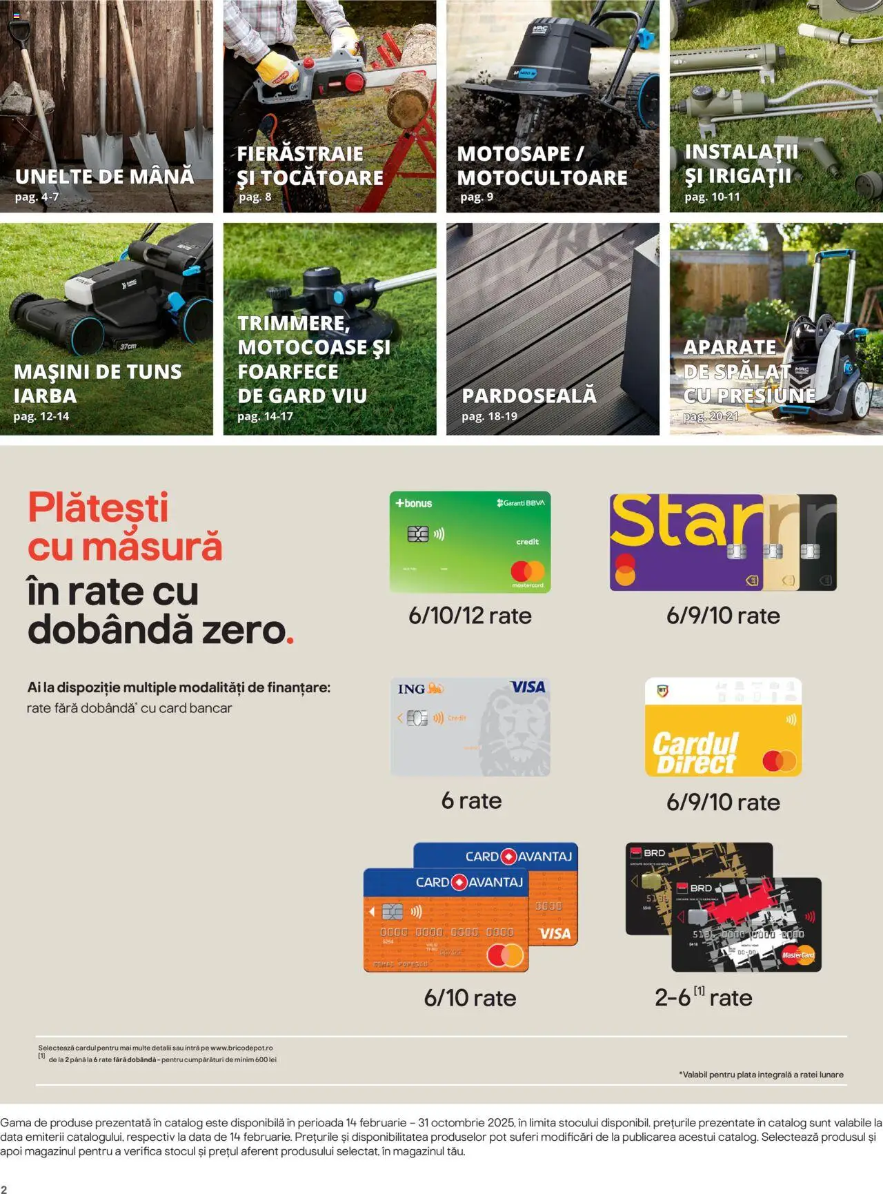 Catalog Brico Depot 14 Februarie - 31 Octombrie 2025 | Pagina 2 | Produse: Su sebili, Pardoseală