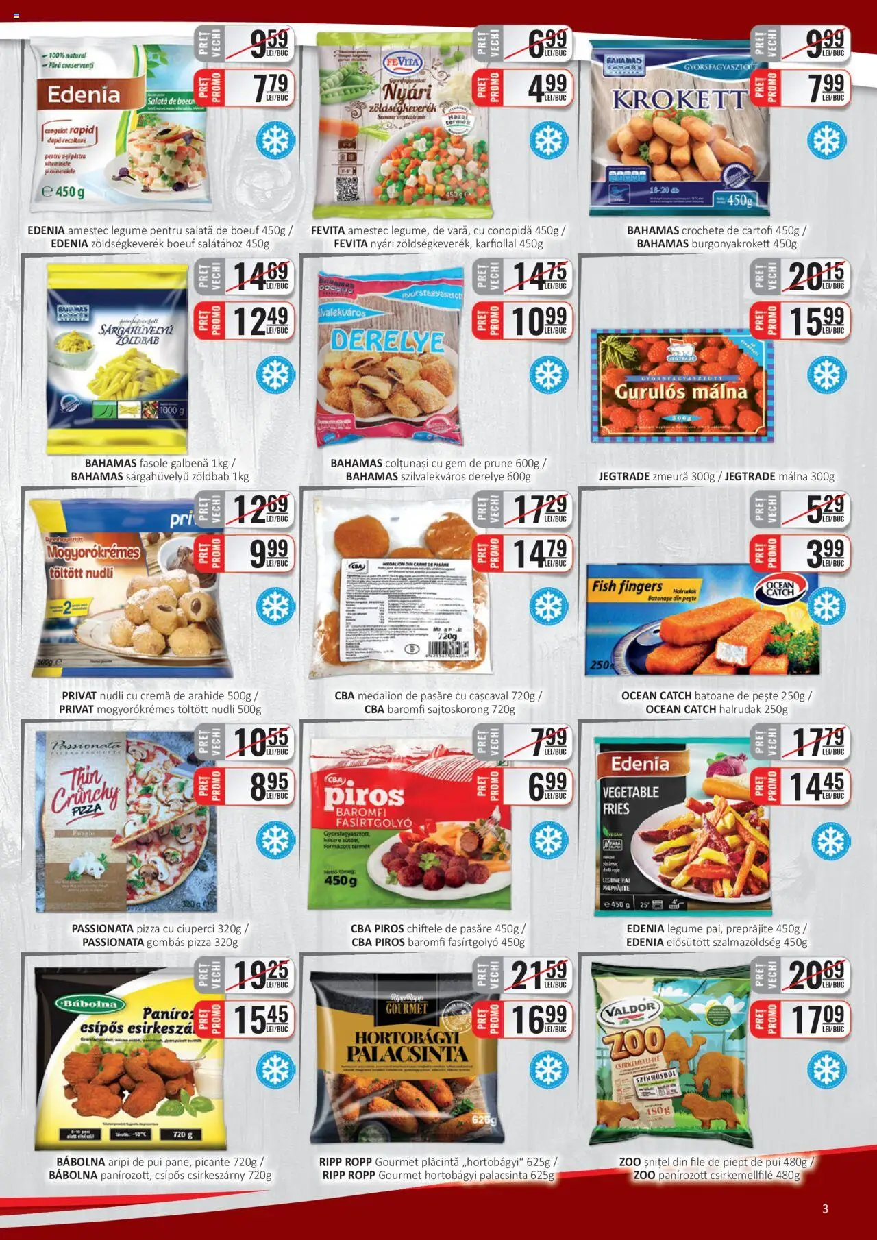 Catalog CBA 16 - 28 Februarie 2025 | Pagina 3 | Produse: Zmeură, Marker kalem, Plăcintă, Pește