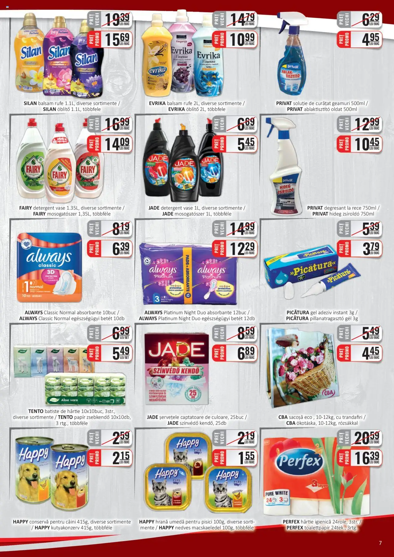 Catalog CBA 16 - 28 Februarie 2025 | Pagina 7 | Produse: Pate, Balsam, Detergent, Adeziv