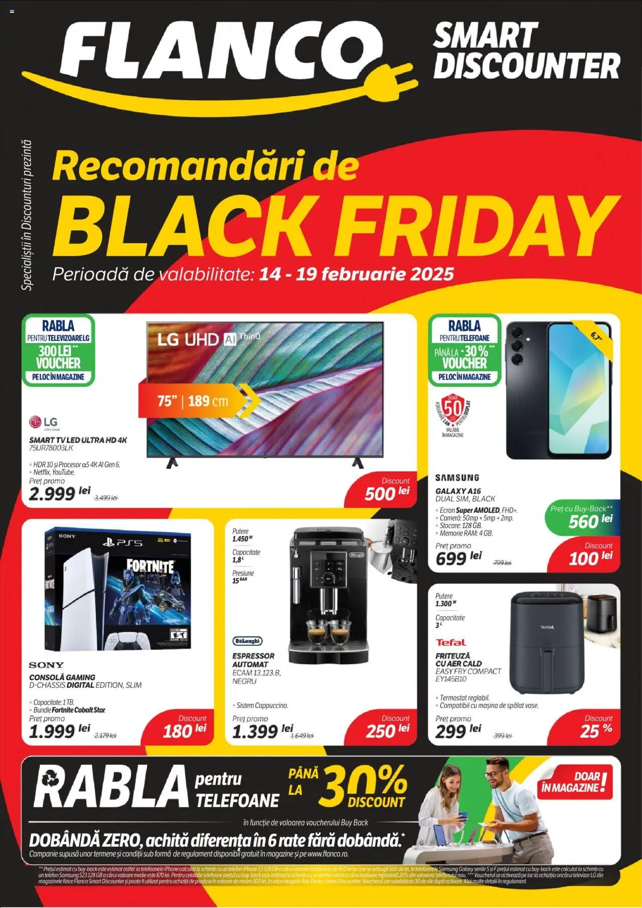 Catalog Flanco 14 - 19 Februarie 2025 | Pagina 1 | Produse: Televizor, Cameră, Mașină De Spălat, Babak