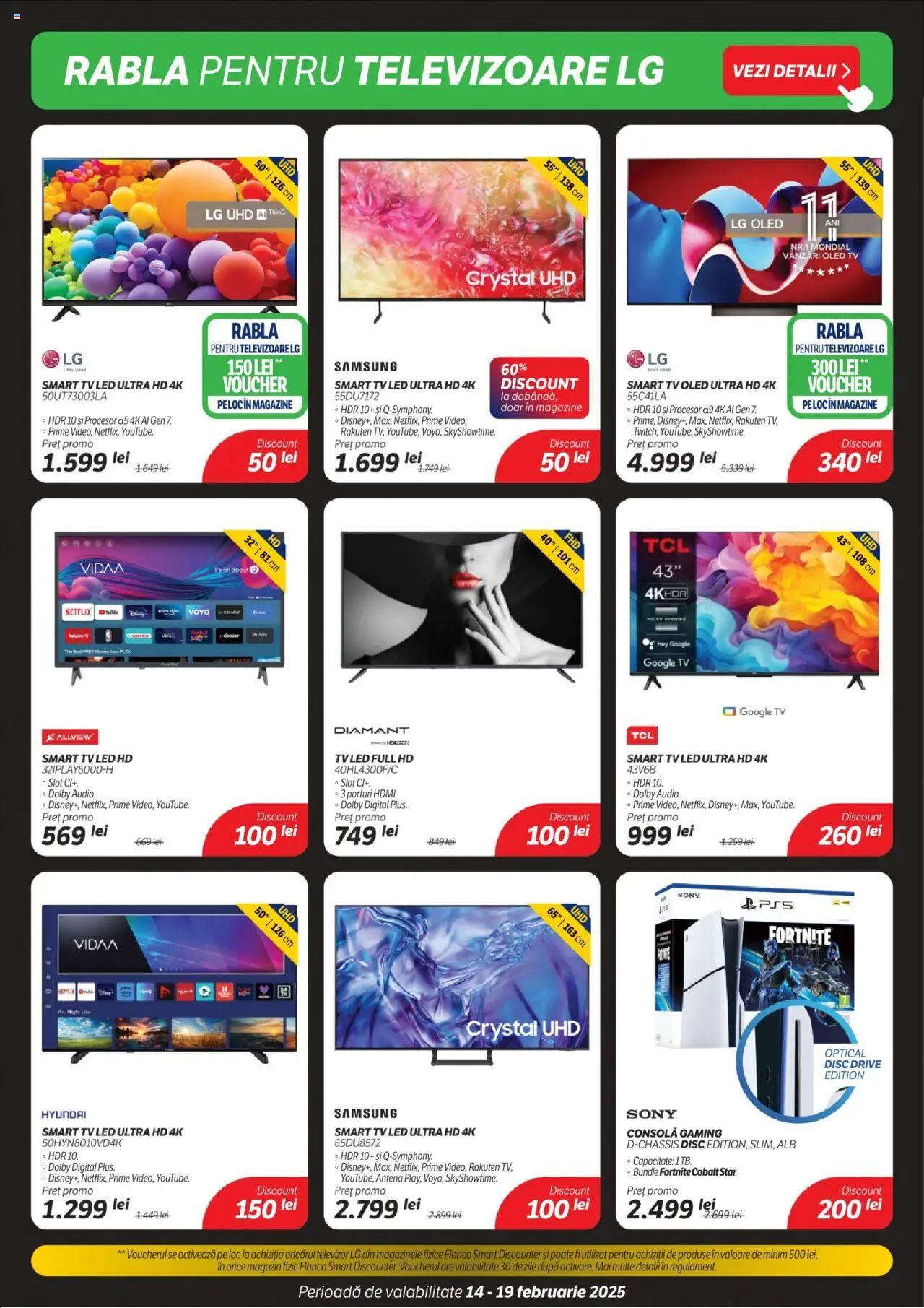 Catalog Flanco 14 - 19 Februarie 2025 | Pagina 3 | Produse: Televizor, Disc, Babak