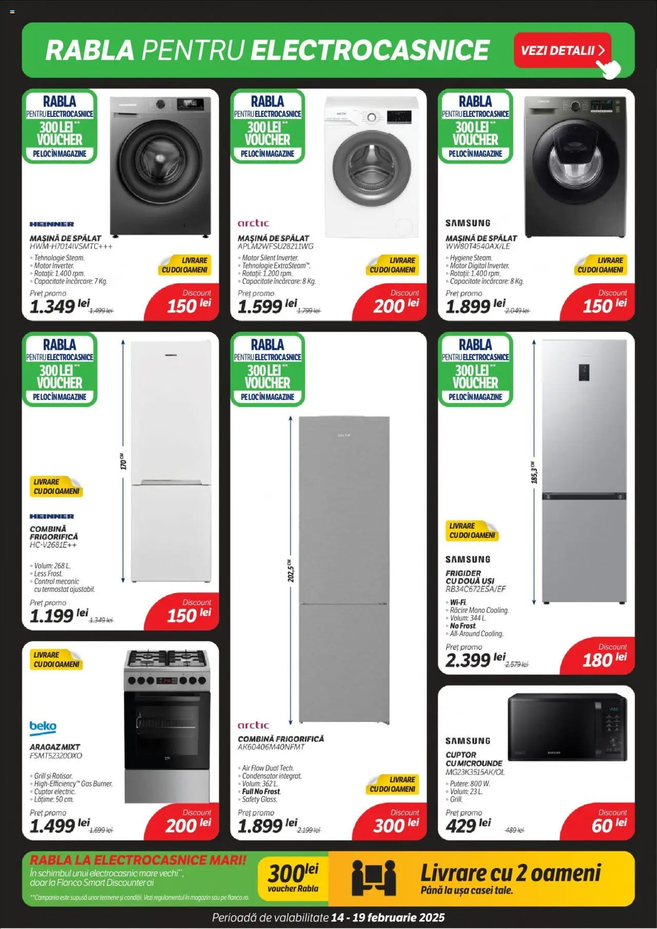 Catalog Flanco 14 - 19 Februarie 2025 | Pagina 6 | Produse: Frigider, Cuptor, Grill, Ușă