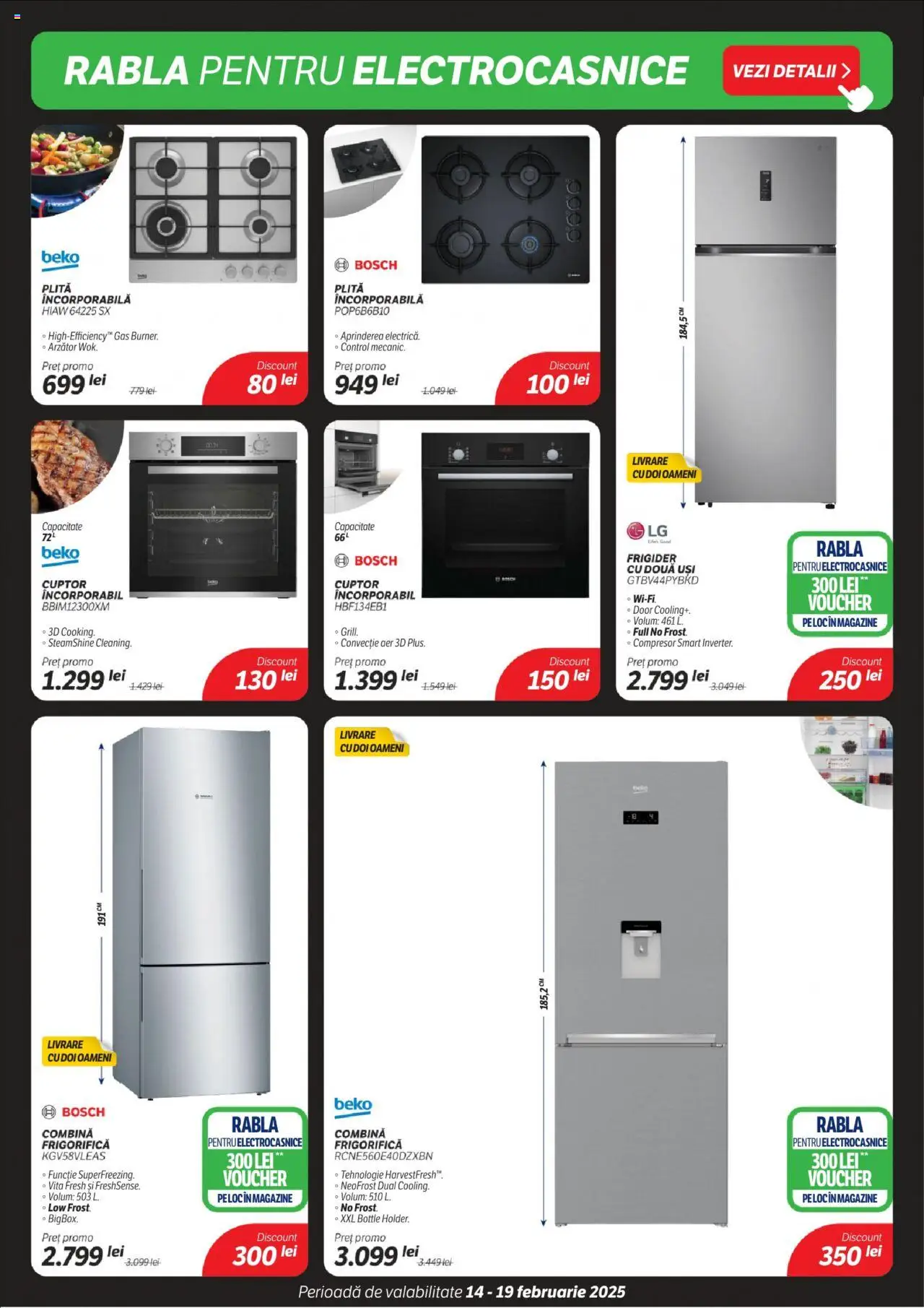 Catalog Flanco 14 - 19 Februarie 2025 | Pagina 7 | Produse: Frigider, Cuptor, Plită, Combină frigorifică
