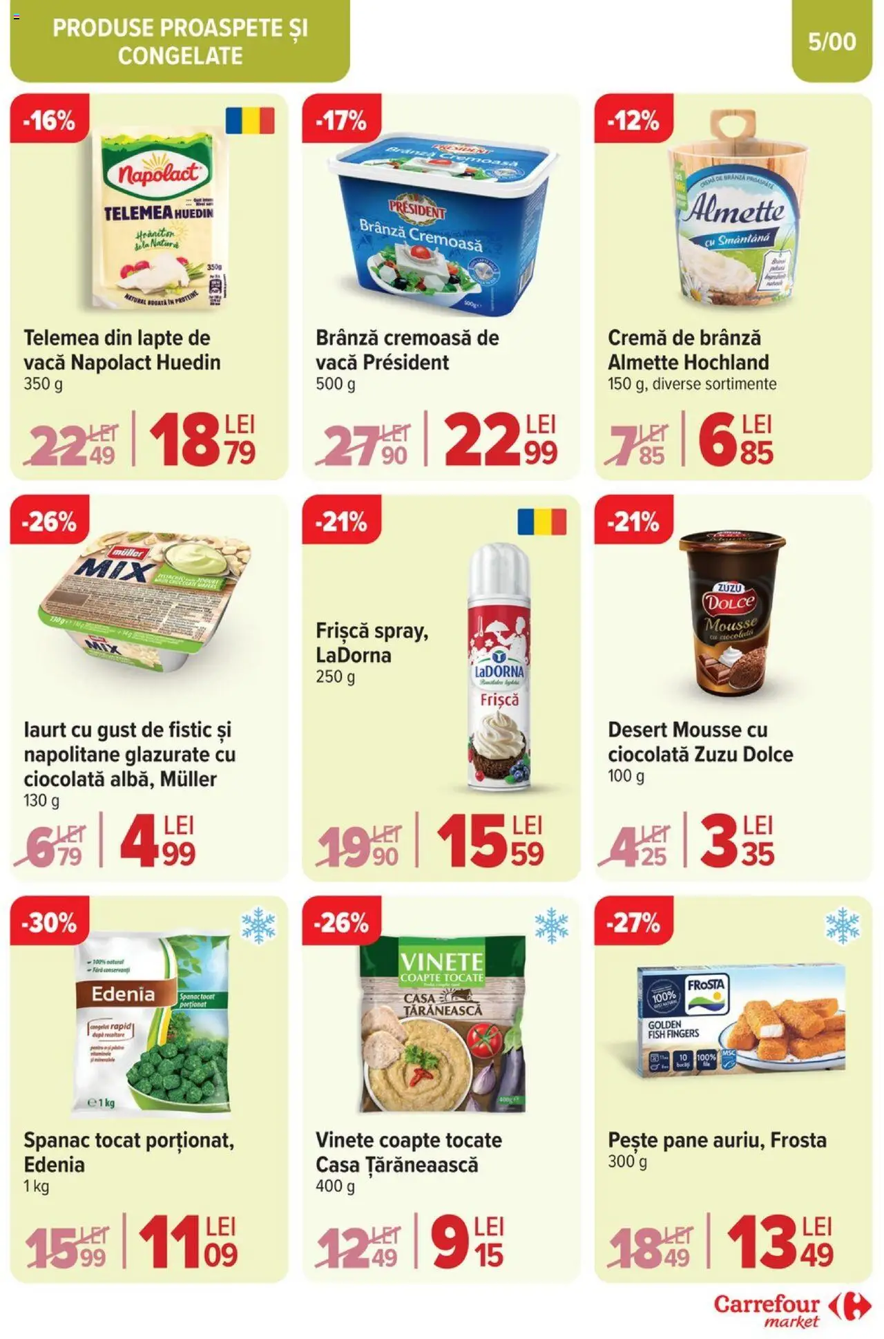 Catalog Carrefour 19 - 25 Februarie 2025 | Pagina 5 | Produse: Brânză, Ciocolată, Fistic, Frișcă