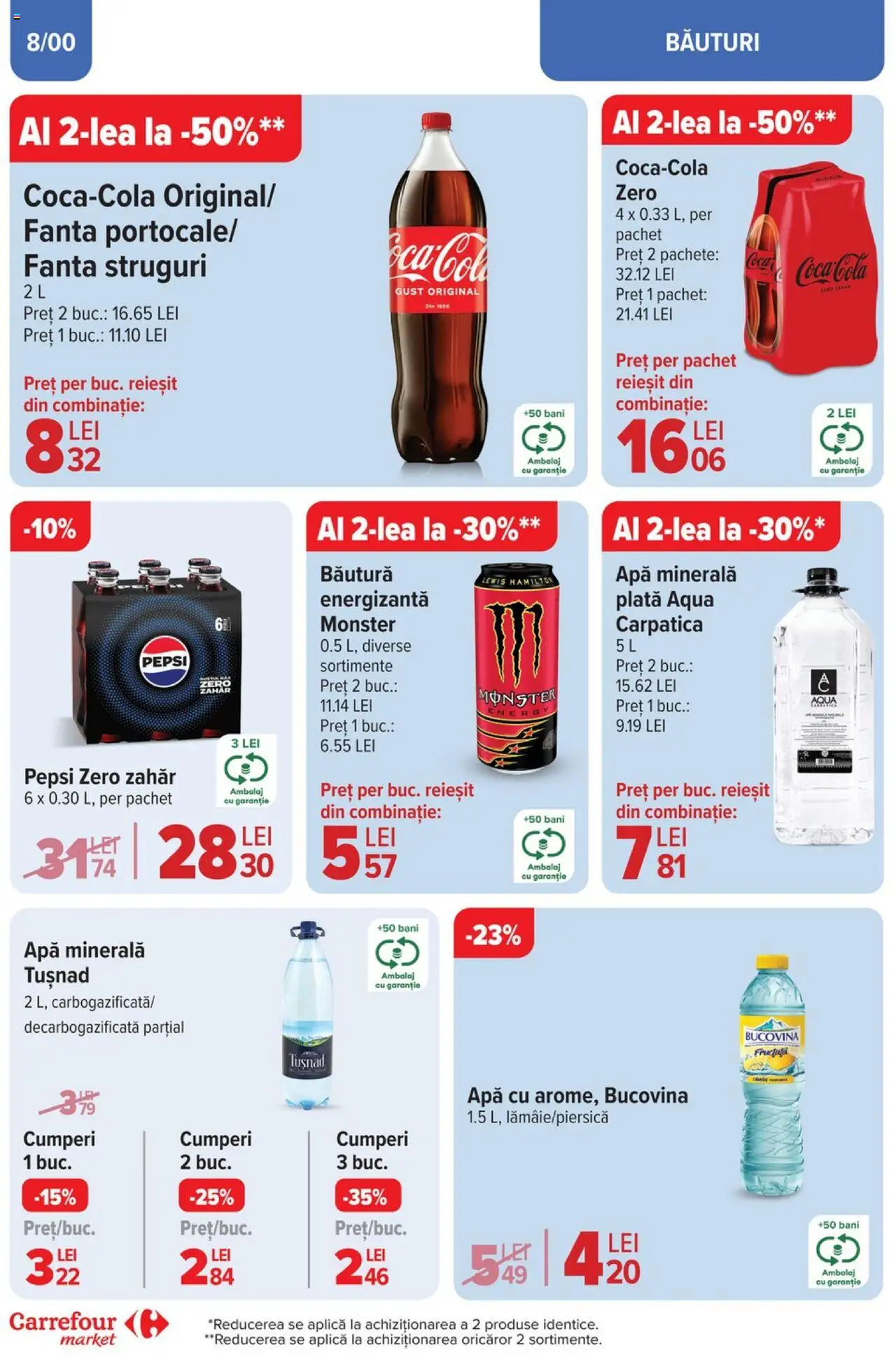 Catalog Carrefour 19 - 25 Februarie 2025 | Pagina 8 | Produse: Struguri, Yazı tahtası kalemi, Apă, Zahăr