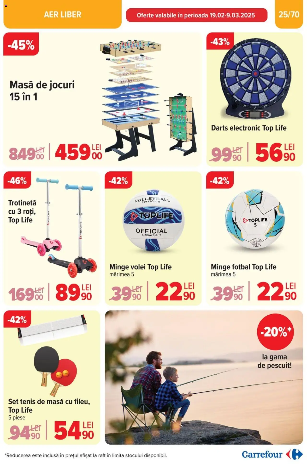 Catalog Carrefour 19 - 25 Februarie 2025 | Pagina 27 | Produse: Top, Raft, Masă, Trotinetă