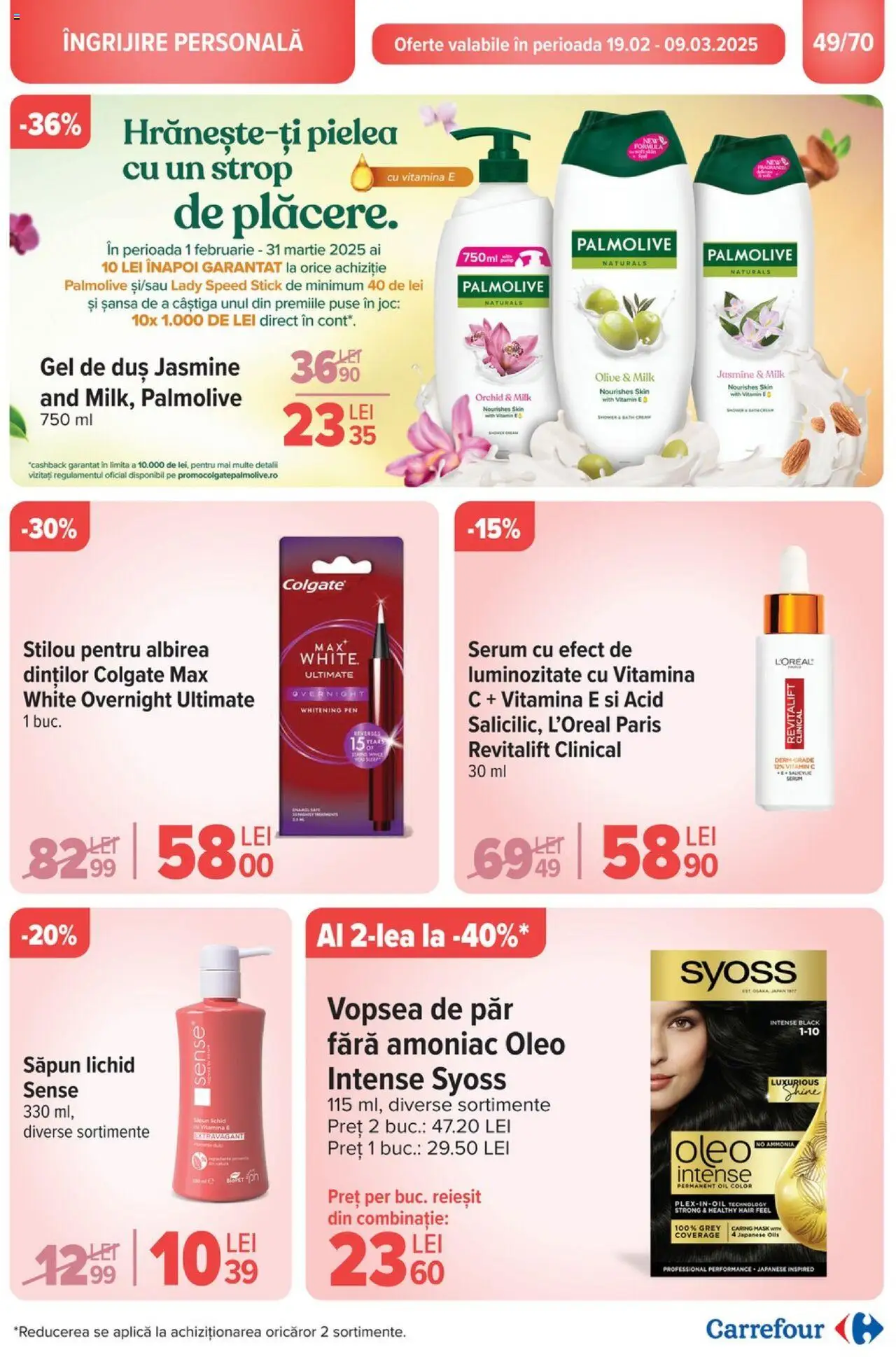 Catalog Carrefour 19 - 25 Februarie 2025 | Pagina 51 | Produse: Serum, Joc, Gel de duș, Săpun lichid