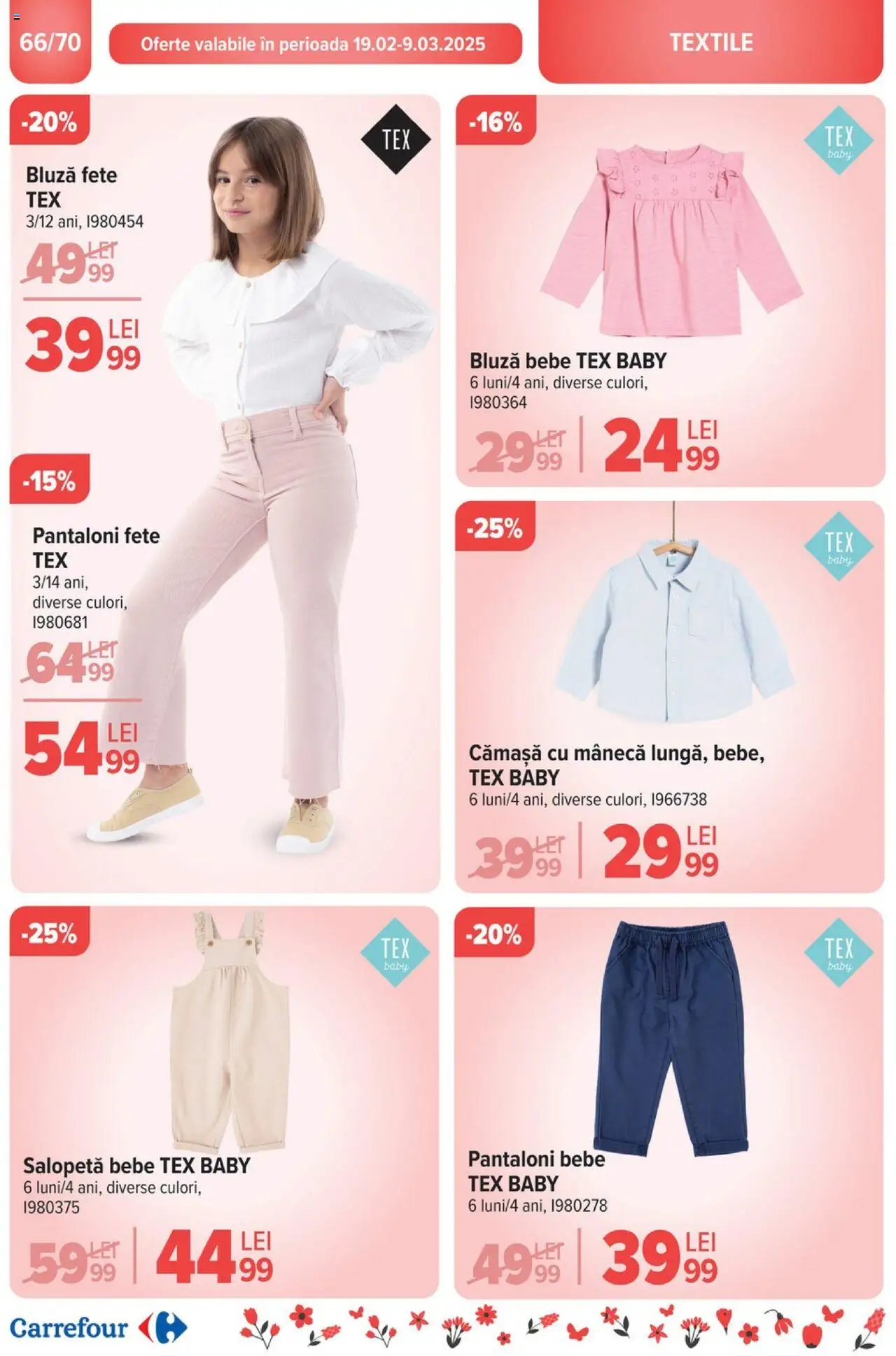 Catalog Carrefour 19 - 25 Februarie 2025 | Pagina 68 | Produse: Bluză, Pantaloni, Salopetă