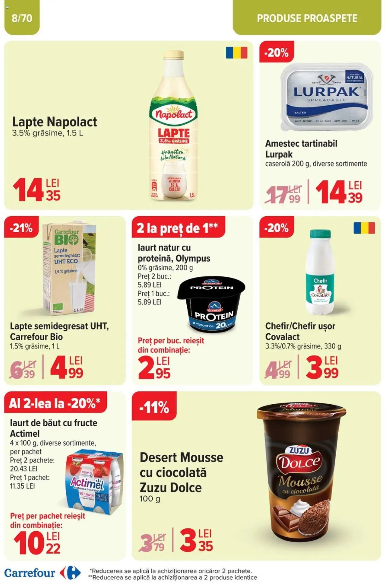 Catalog Carrefour 19 - 25 Februarie 2025 | Pagina 8 | Produse: Kalem ucu, Lapte, Ciocolată, Fructe