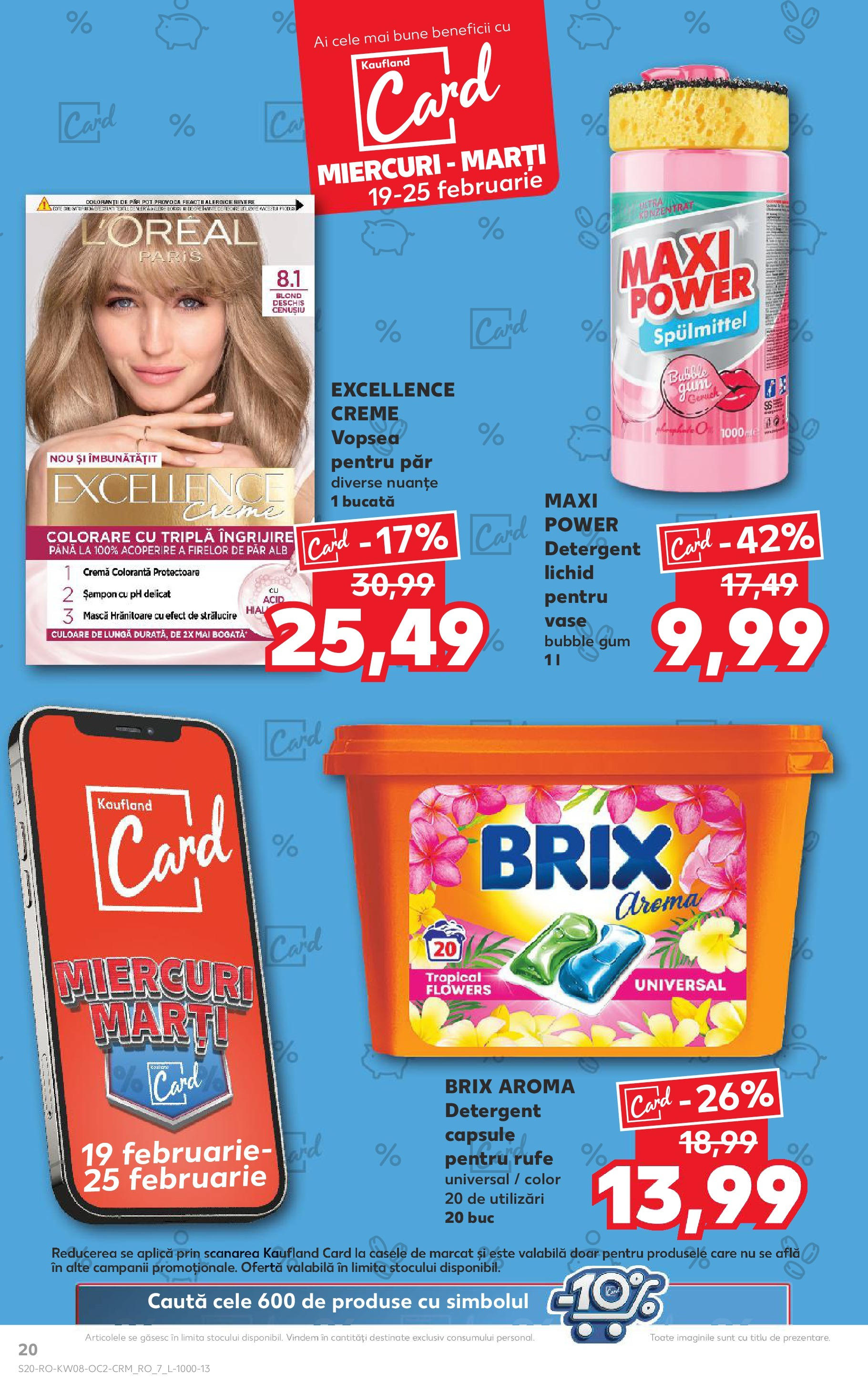 Catalog Kaufland 19 - 25 Februarie 2025 | Pagina 20 | Produse: Vopsea, Șampon, Cremă, Detergent