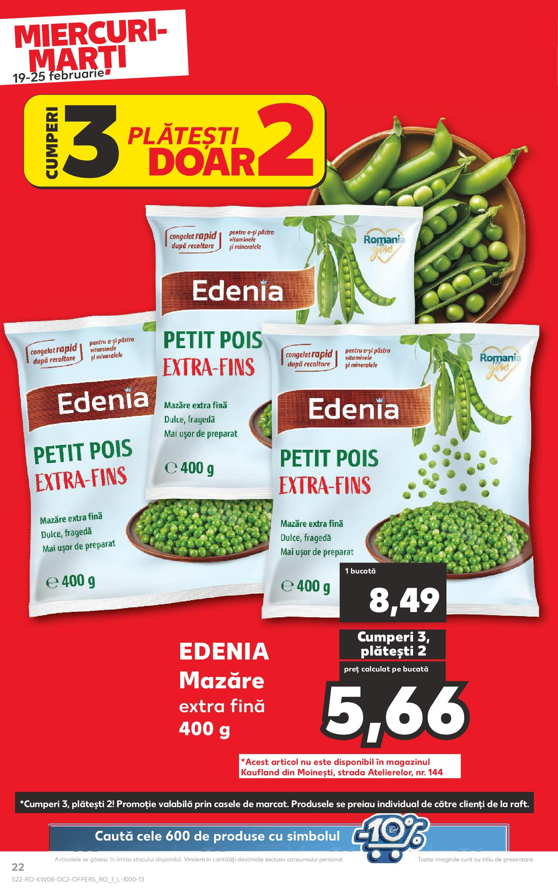Catalog Kaufland 19 - 25 Februarie 2025 | Pagina 22 | Produse: Mazăre
