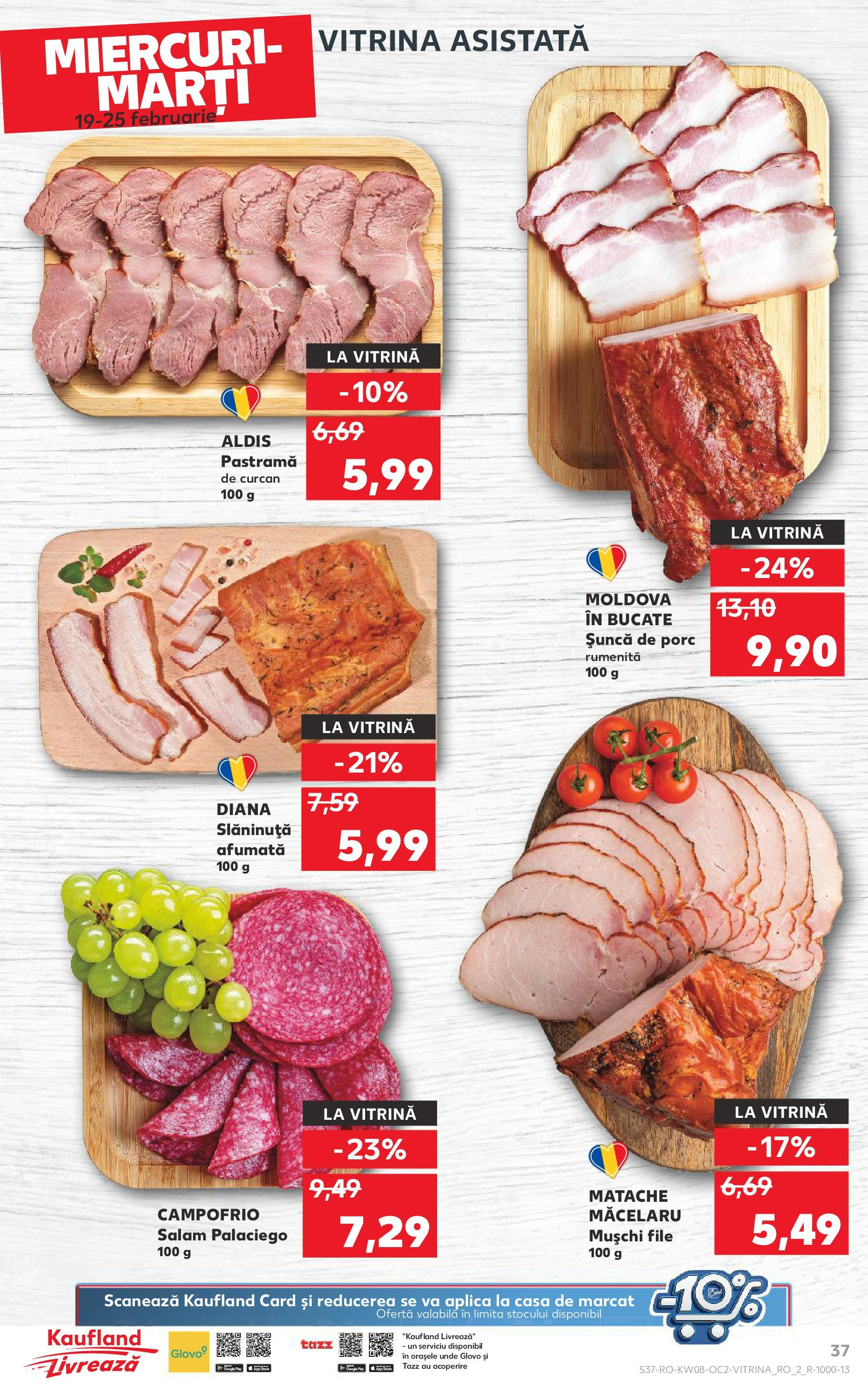 Catalog Kaufland 19 - 25 Februarie 2025 | Pagina 37 | Produse: Vitrină, Salam, Șuncă