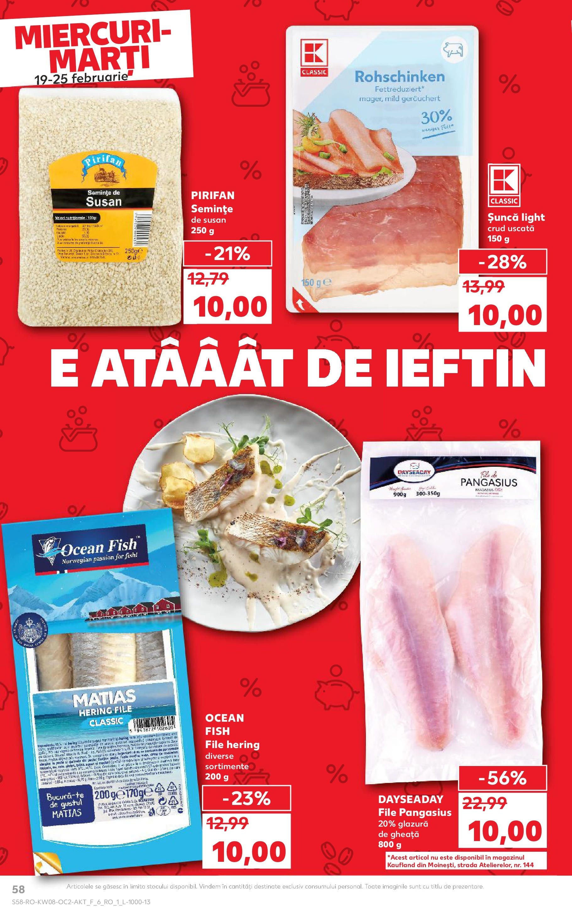 Catalog Kaufland 19 - 25 Februarie 2025 | Pagina 58 | Produse: Semințe, Șuncă, Esmer şeker