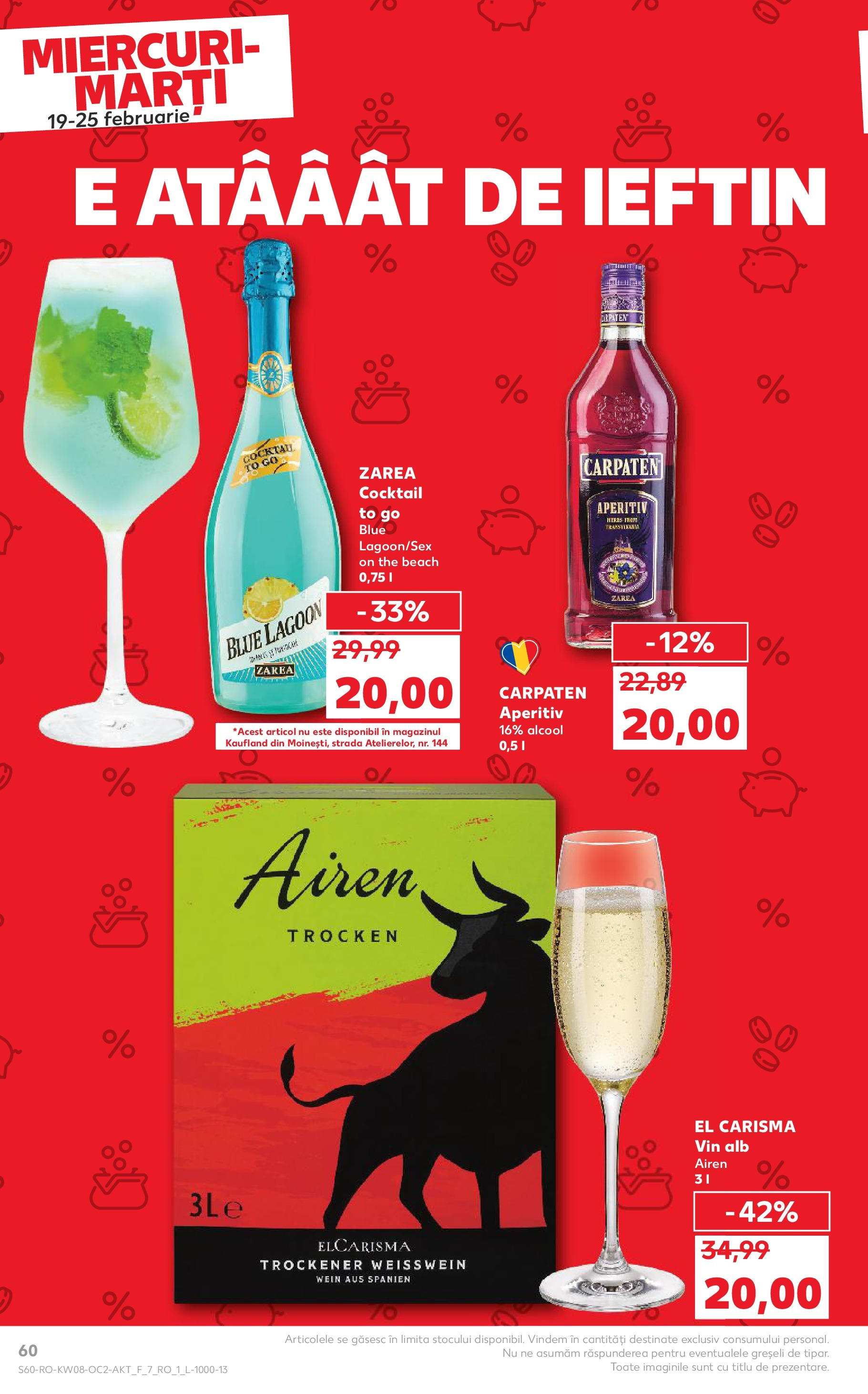Catalog Kaufland 19 - 25 Februarie 2025 | Pagina 60 | Produse: Vin, Cocktail