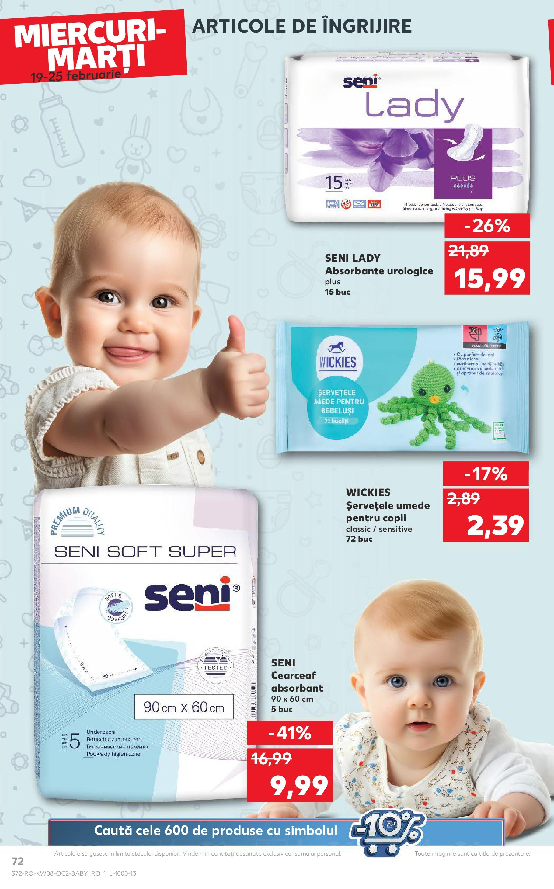 Catalog Kaufland 19 - 25 Februarie 2025 | Pagina 72 | Produse: Parfum, Șervețele umede, Absorbante
