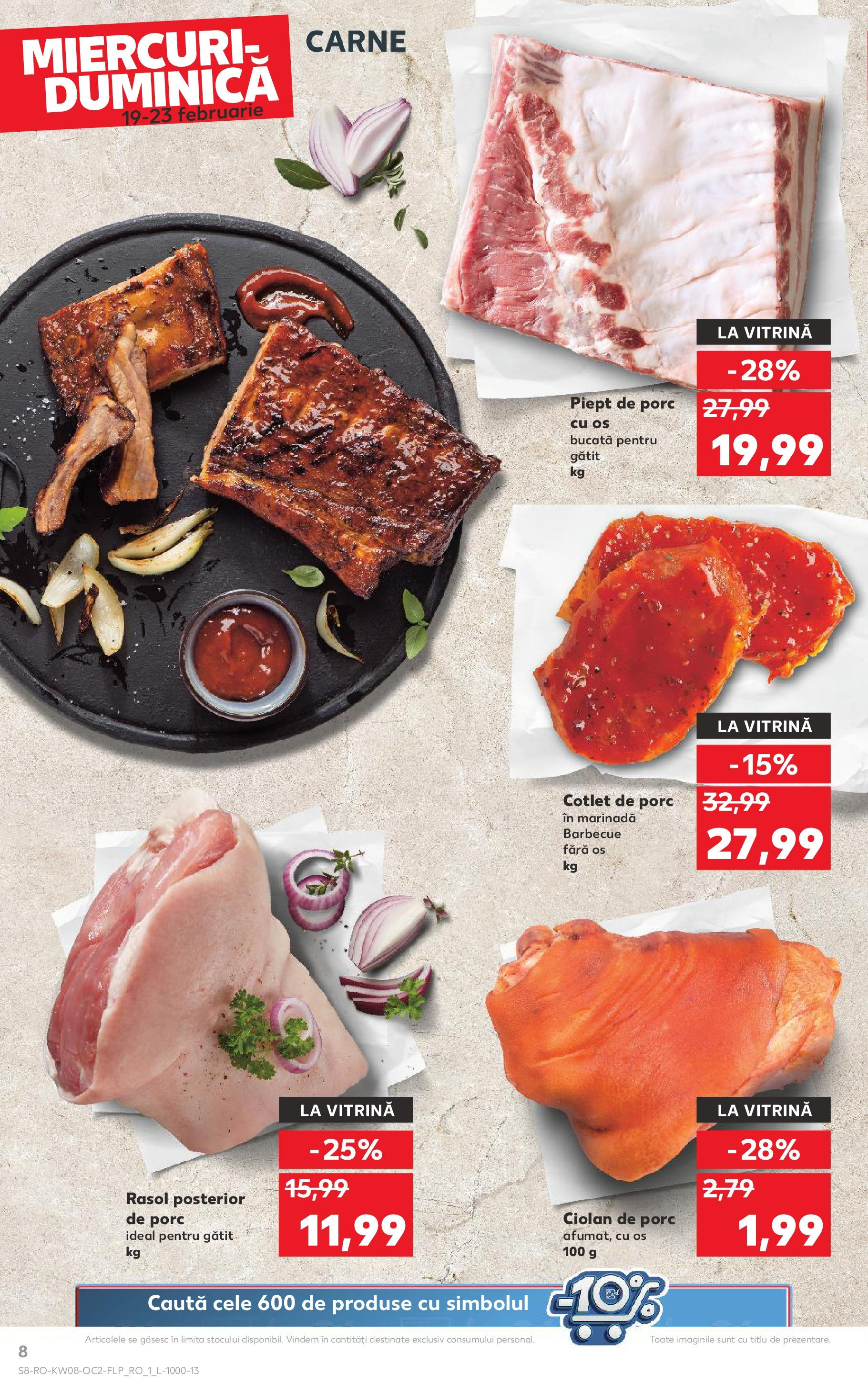 Catalog Kaufland 19 - 25 Februarie 2025 | Pagina 8 | Produse: Vitrină, Marinadă, Rasol