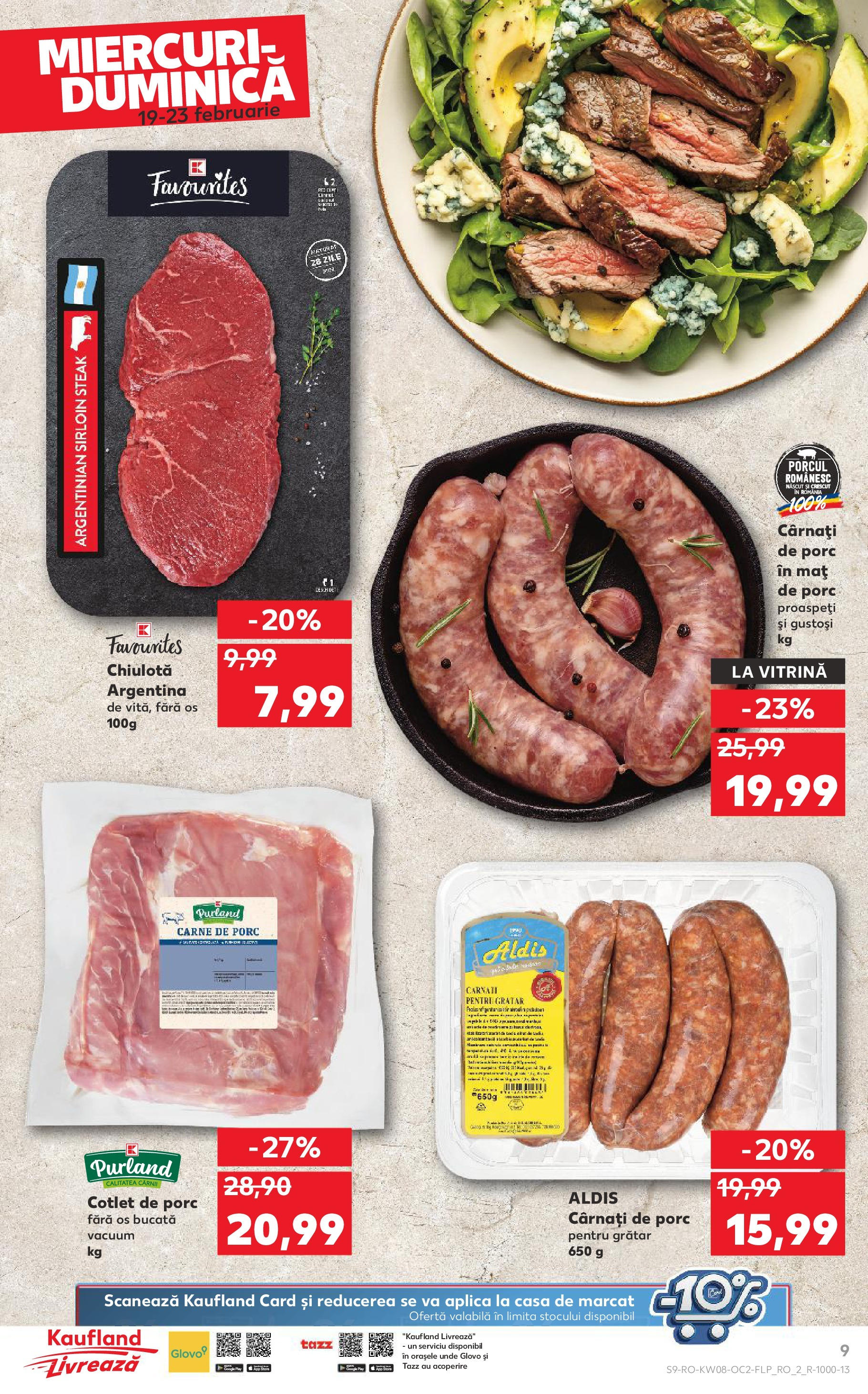 Catalog Kaufland 19 - 25 Februarie 2025 | Pagina 9 | Produse: Grătar, Vitrină, Carne De Porc, Cârnați