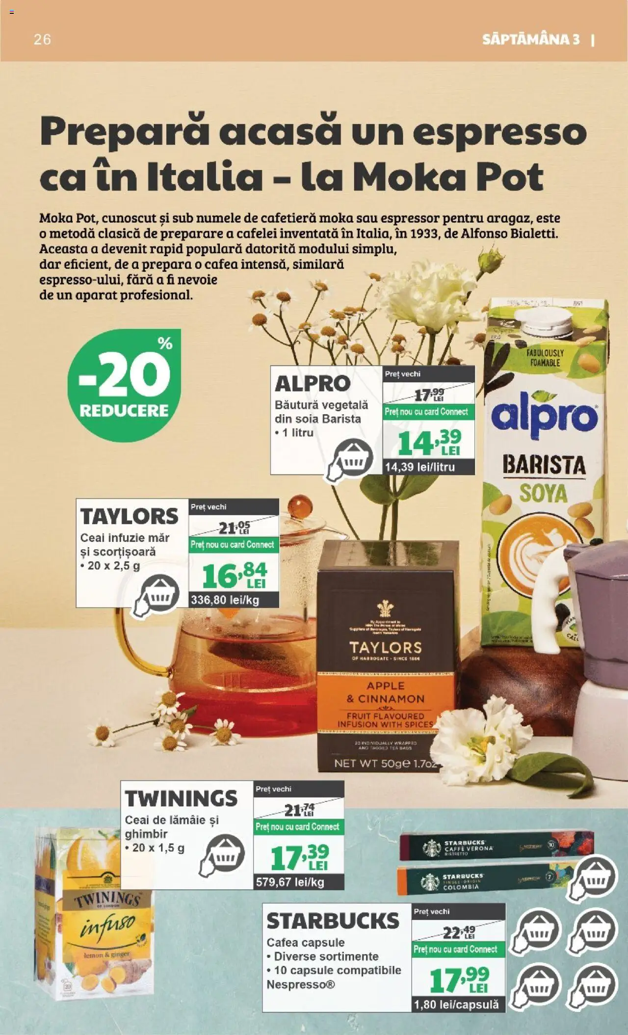 Catalog Mega Image 13 Februarie - 12 Martie 2025 | Pagina 26 | Produse: Espressor, Cafetieră, Apple, Lămâie