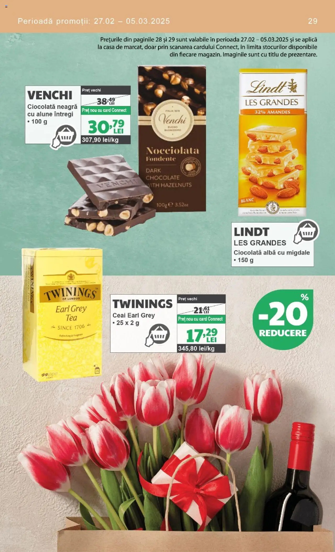 Catalog Mega Image 13 Februarie - 12 Martie 2025 | Pagina 29 | Produse: Migdale, Alune, Ciocolată, Ceai