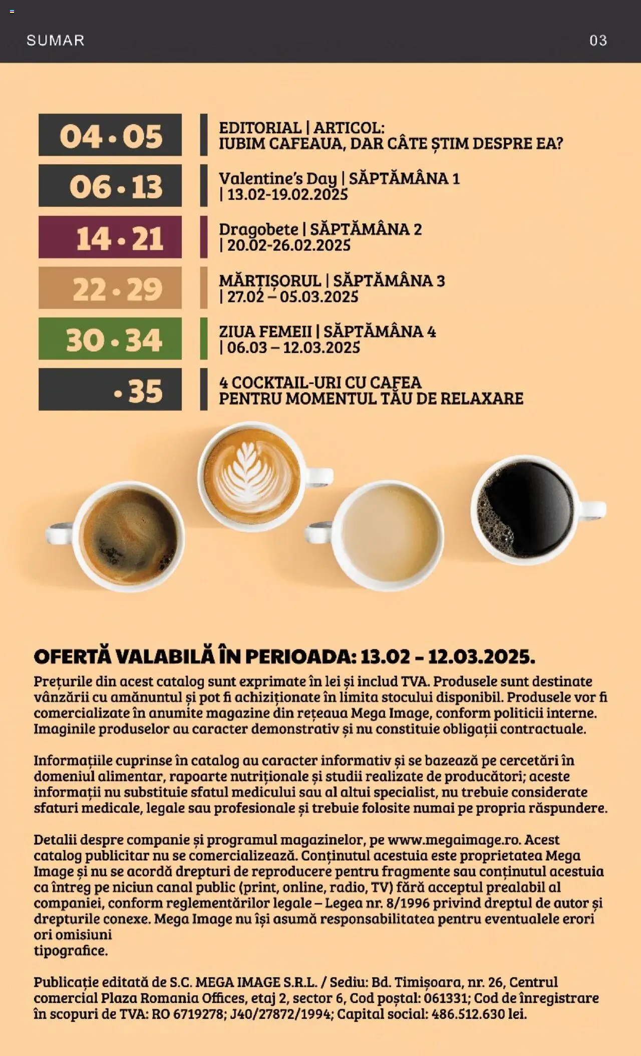 Catalog Mega Image 13 Februarie - 12 Martie 2025 | Pagina 3 | Produse: Cafea