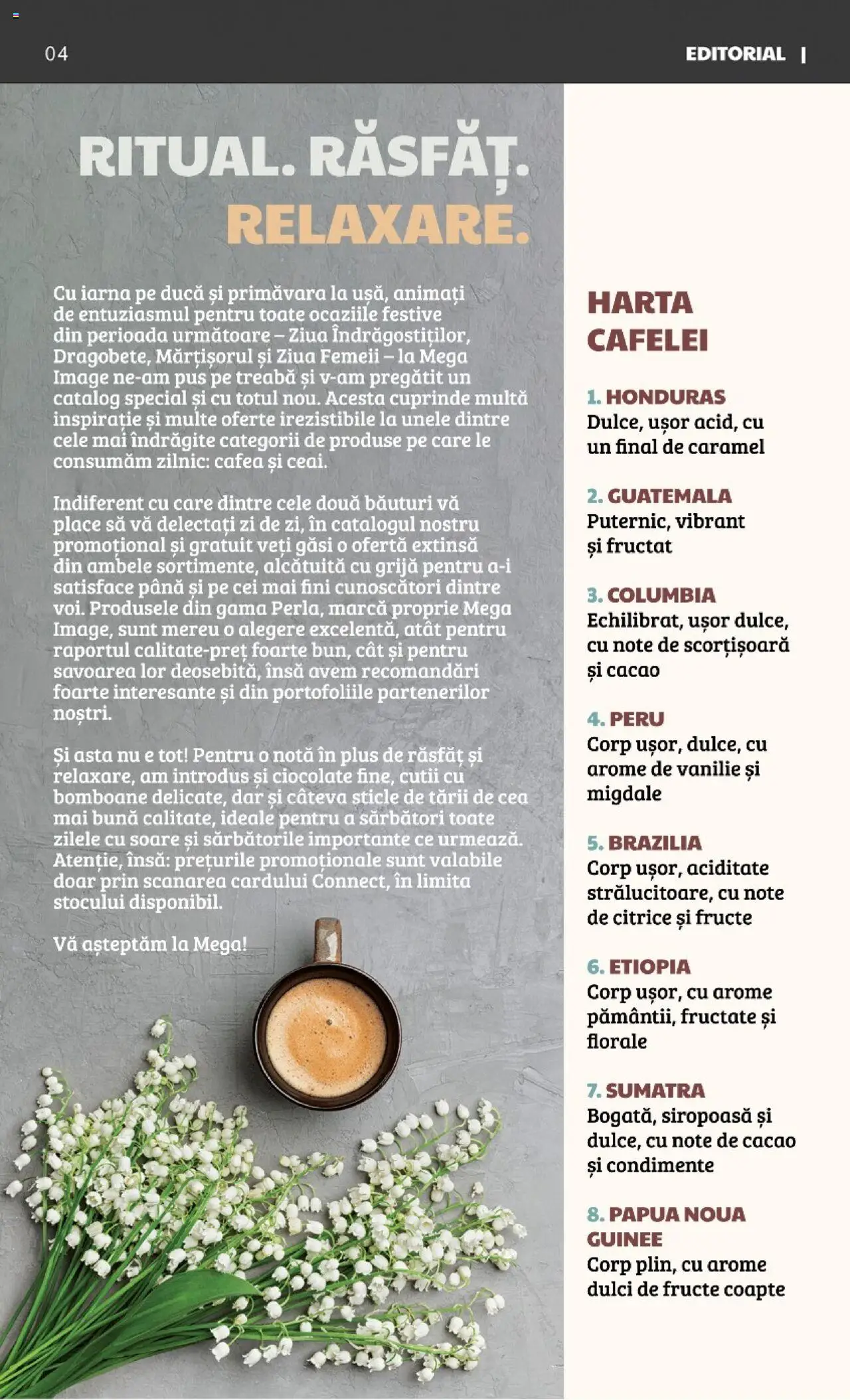 Catalog Mega Image 13 Februarie - 12 Martie 2025 | Pagina 4 | Produse: Migdale, Cafea, Bomboane, Cacao