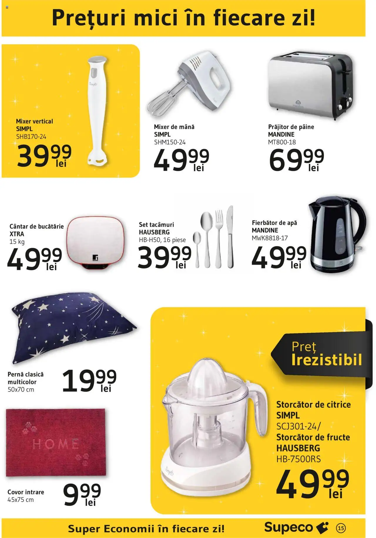 Catalog Supeco 20 Februarie - 5 Martie 2025 | Pagina 15 | Produse: Pernă, Pâine, Apă, Fructe