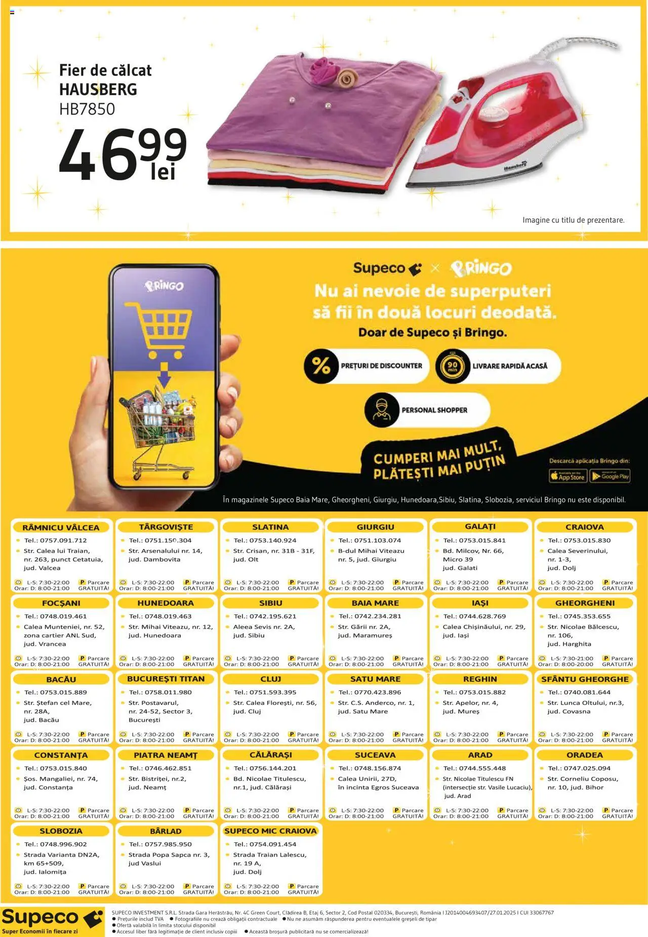 Catalog Supeco 20 Februarie - 5 Martie 2025 | Pagina 16 | Produse: Șapcă, Fier de călcat