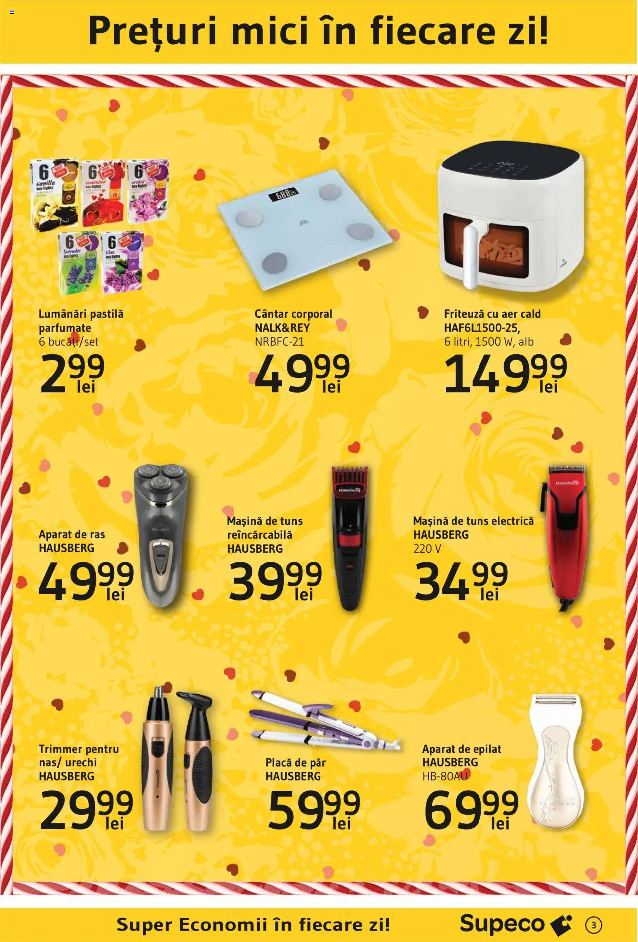Catalog Supeco 20 Februarie - 5 Martie 2025 | Pagina 3 | Produse: Ginseng, Aparat De Ras, Friteuză, Mașină de tuns