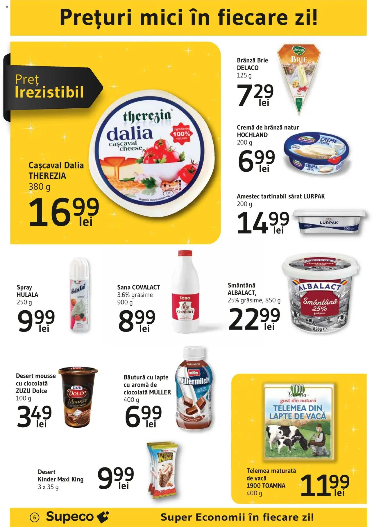 Catalog Supeco 20 Februarie - 5 Martie 2025 | Pagina 6 | Produse: Cașcaval, Kalem ucu, Cremă, Ciocolată