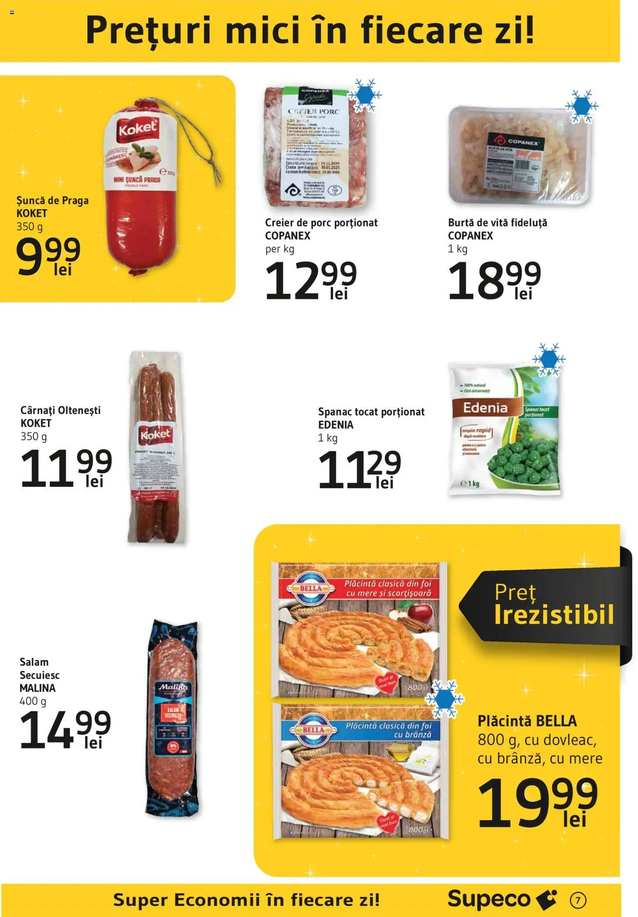 Catalog Supeco 20 Februarie - 5 Martie 2025 | Pagina 7 | Produse: Mici, Salam, Șuncă, Cârnați