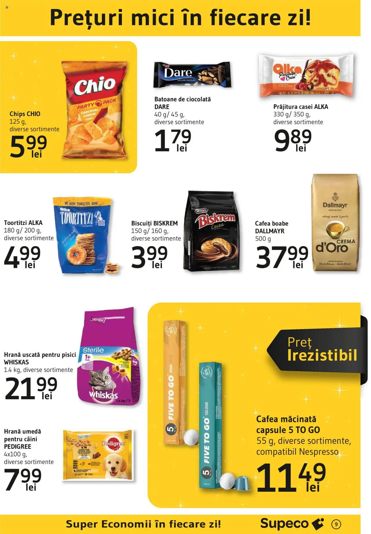 Catalog Supeco 20 Februarie - 5 Martie 2025 | Pagina 9 | Produse: Cașcaval, Prăjitură, Cremă, Cafea