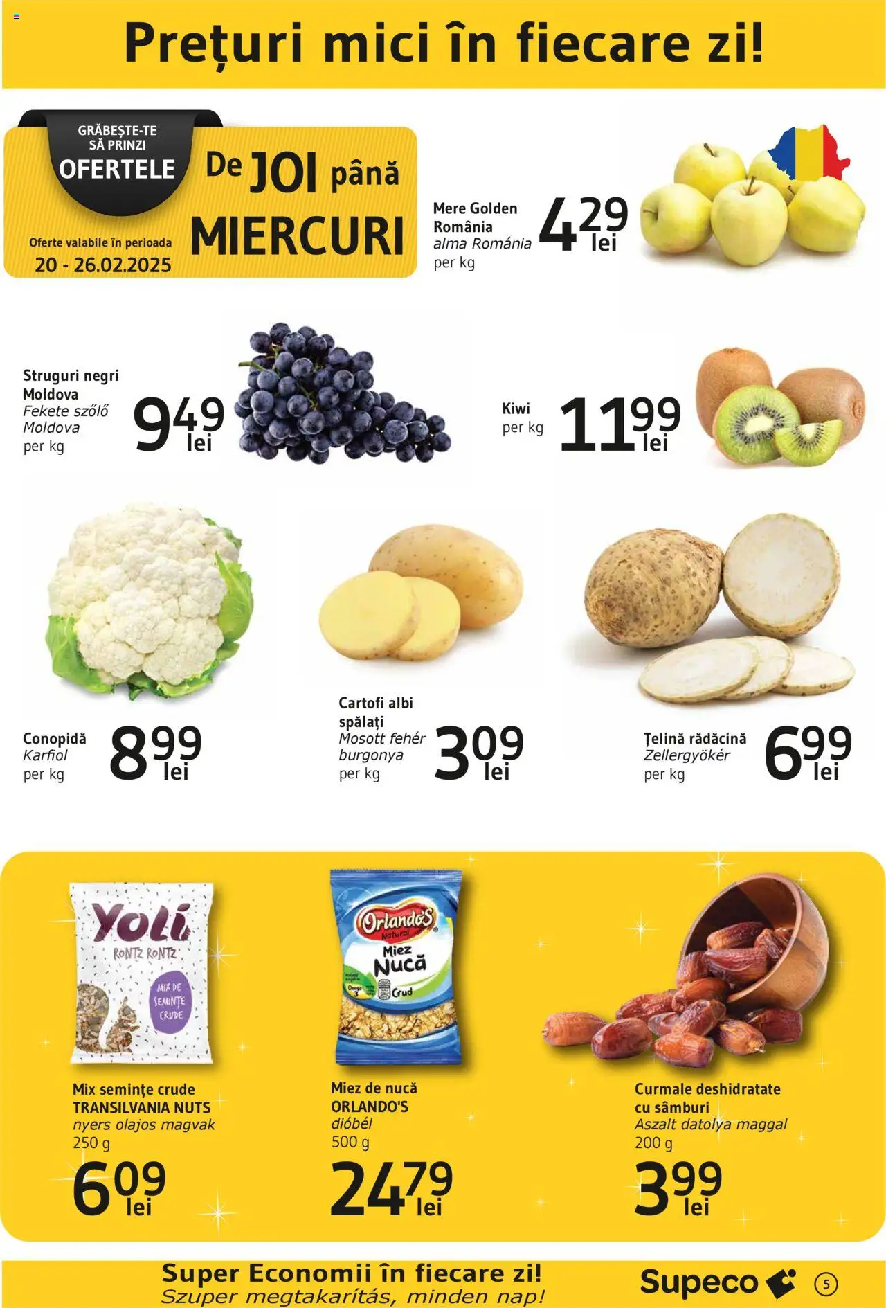 Catalog Supeco 20 Februarie - 5 Martie 2025 | Pagina 5 | Produse: Struguri, Țelină, Semințe, Mere