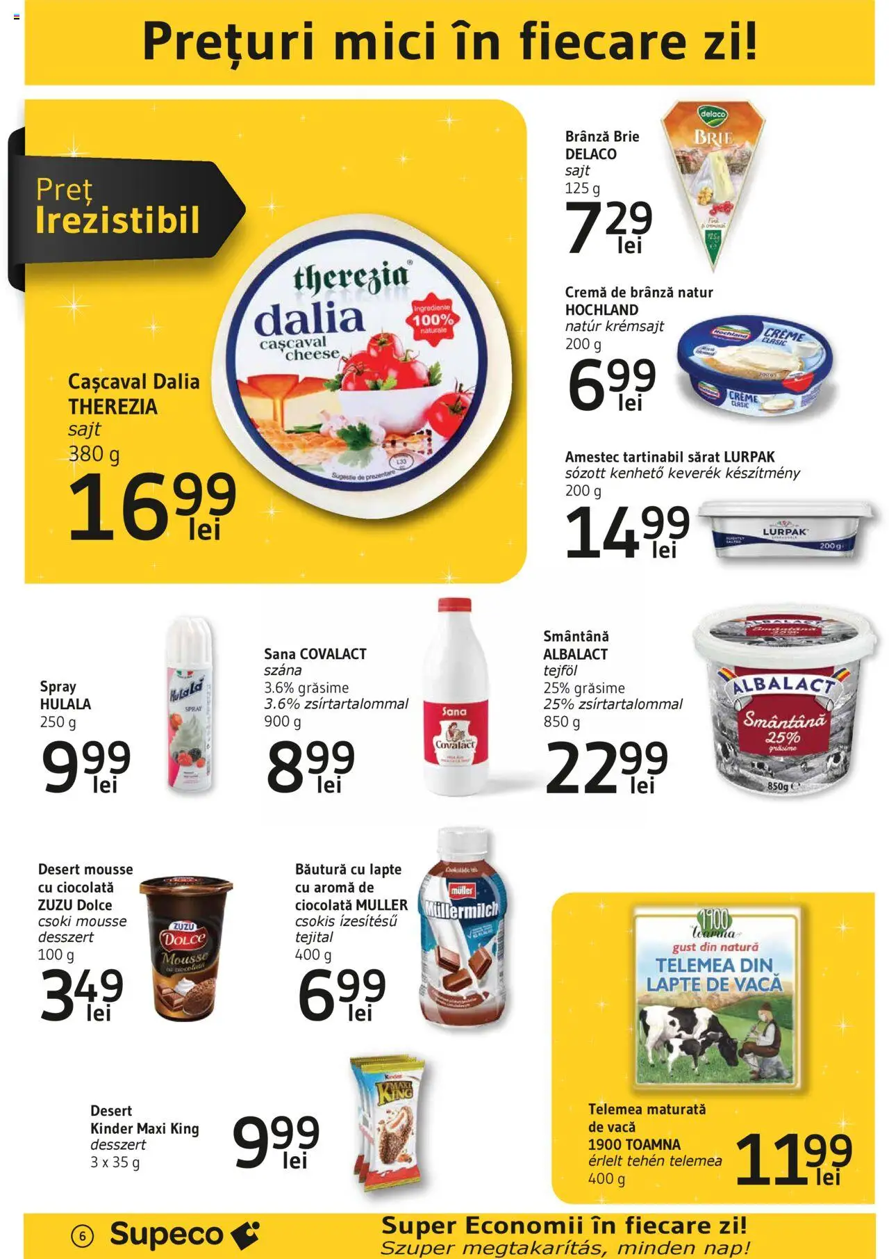 Catalog Supeco 20 Februarie - 5 Martie 2025 | Pagina 6 | Produse: Light Kedi Konservesi, Cașcaval, Lapte, Brânză